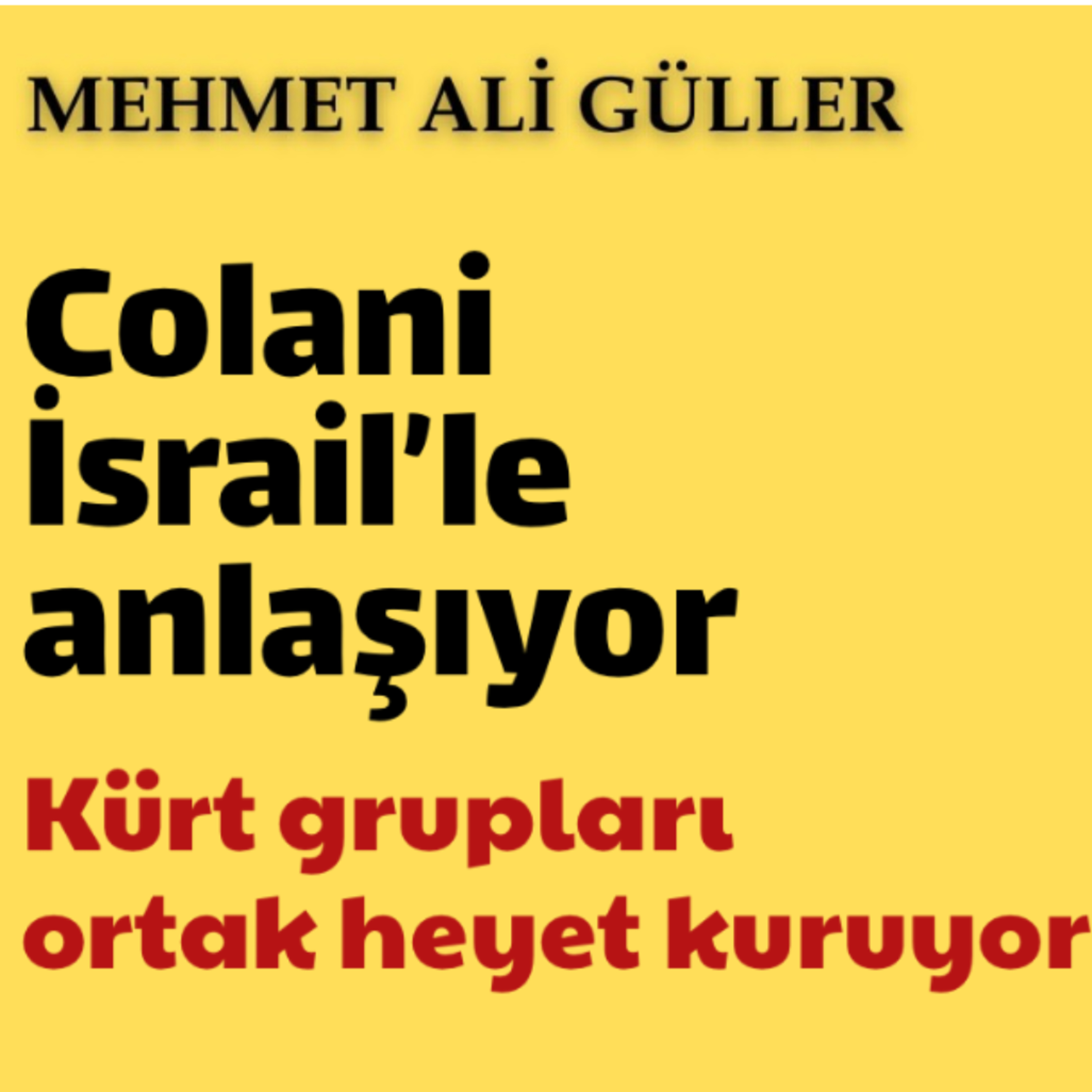 Colani ABD’nin şartlarını kabul etti, İsrail’le anlaşmaya hazırlanıyor episode artwork
