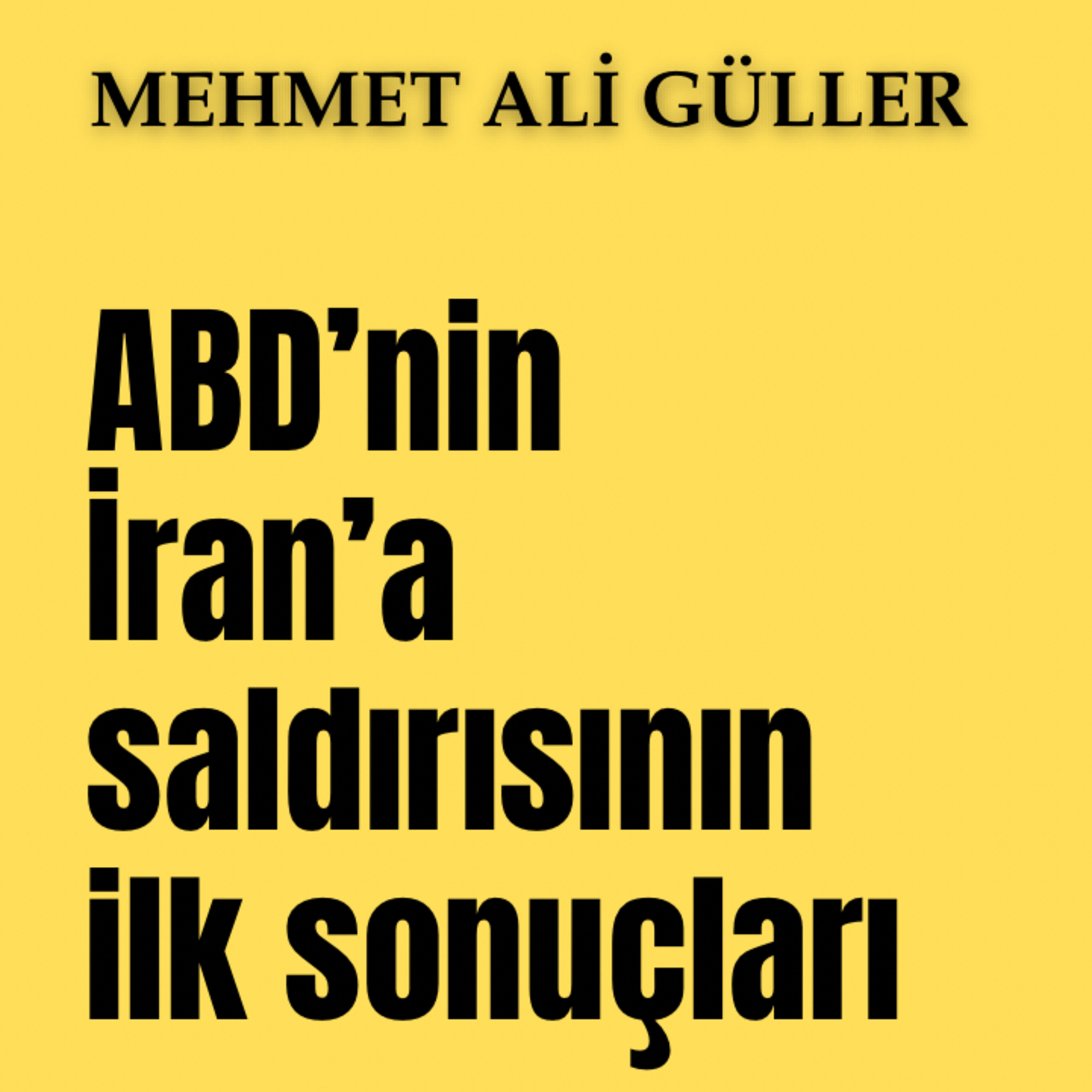 ABD’nin İran’a saldırısının ilk sonuçları episode artwork