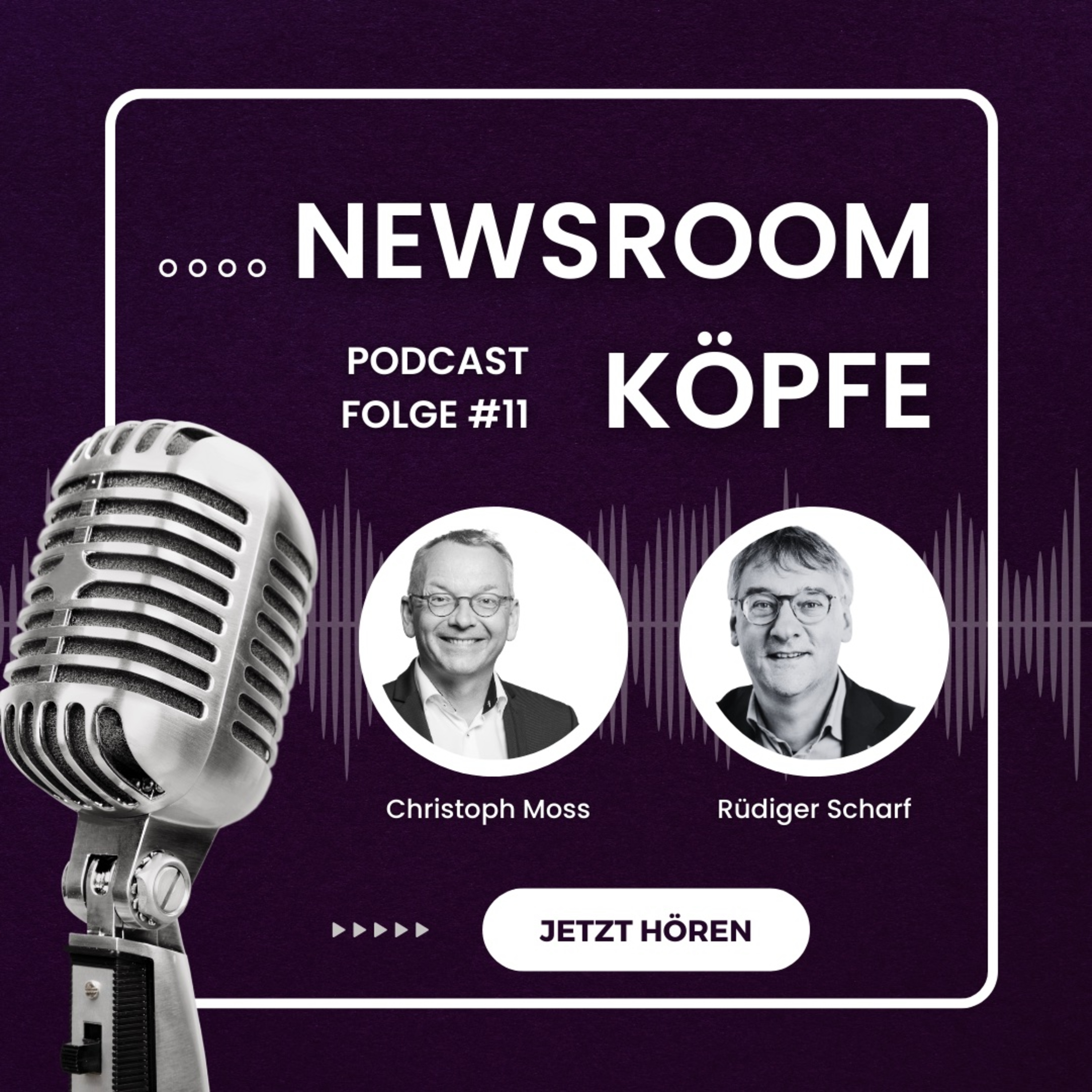 Newsroom-Köpfe #11 mit Rüdiger Scharf, DAK Gesundheit: Ansteckende Atmosphäre im Newsroom episode artwork