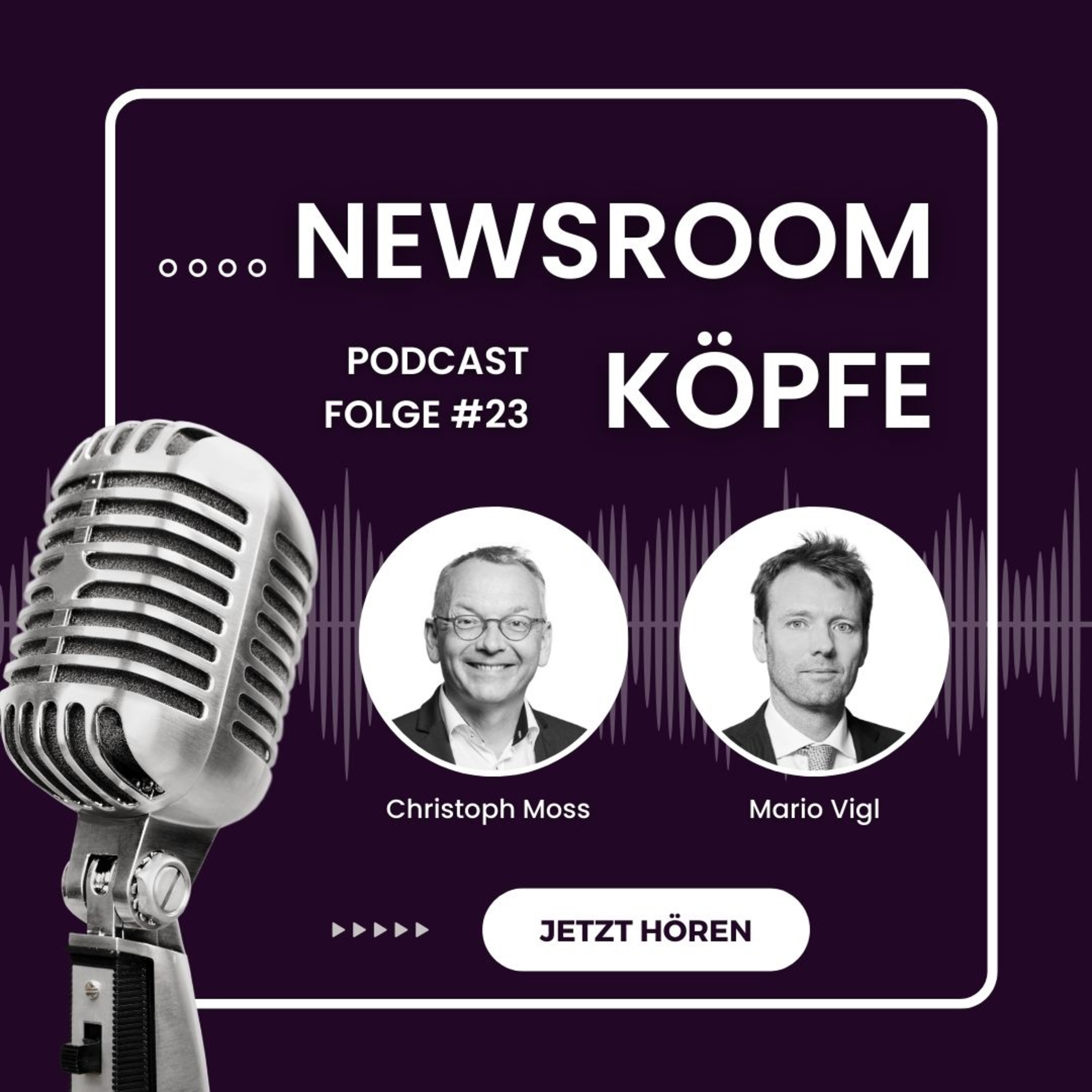 Newsroom-Köpfe #23 mit Mario Vigl, Vigl & Friends: Newsroom und Kreativität episode artwork