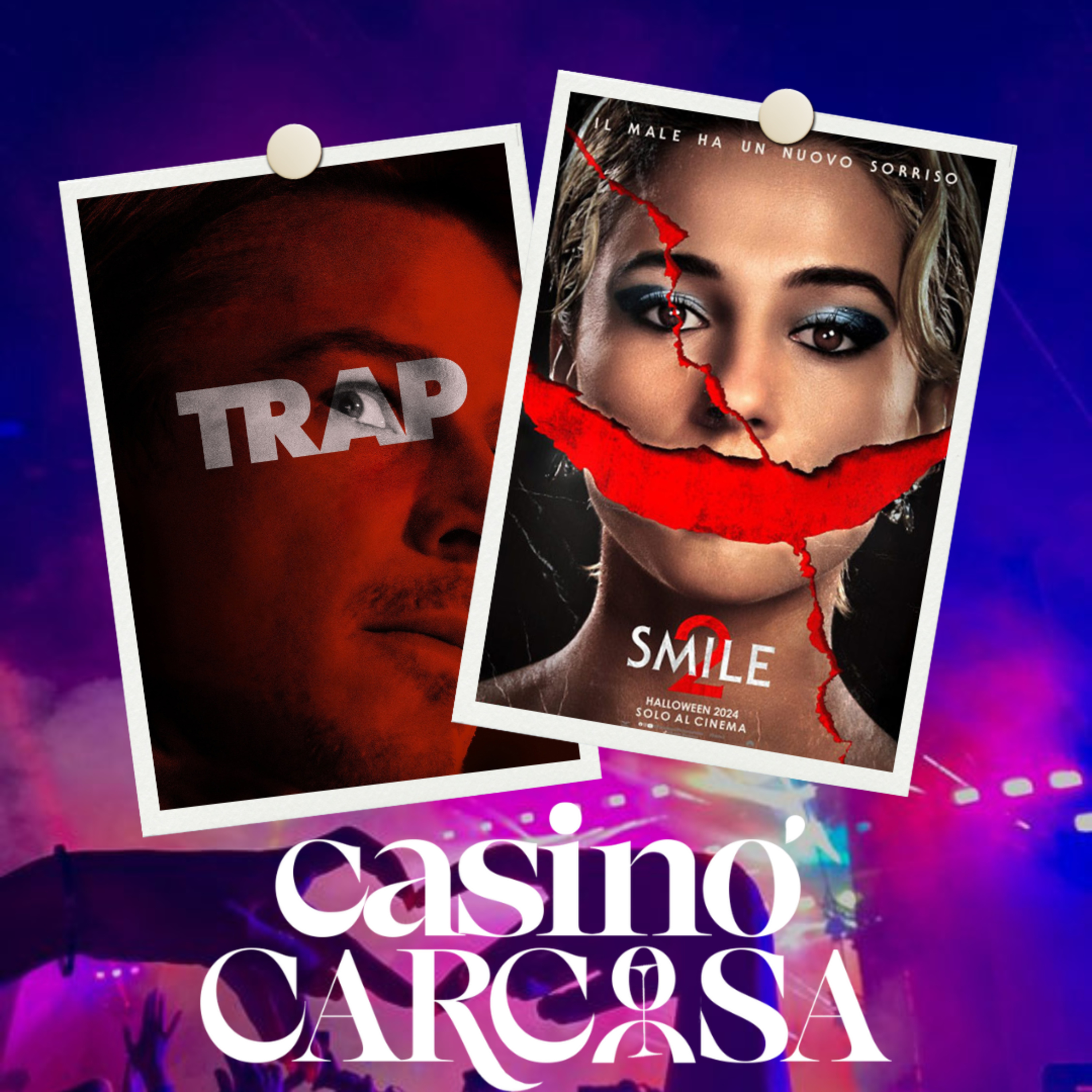 Slot machine - Trap (M. Night Shyamalan, 2024) e Smile 2 (Parker Finn, 2024)