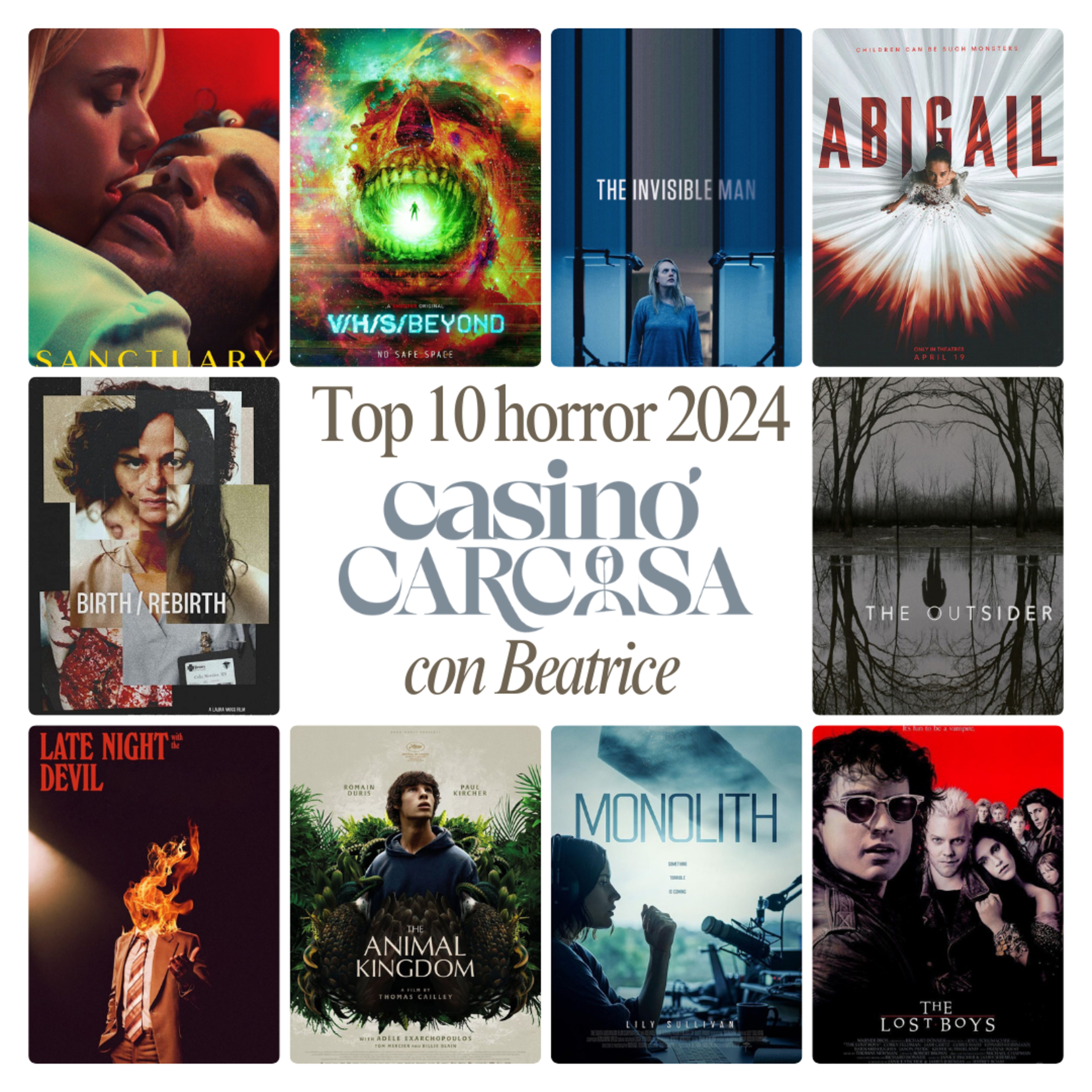 Top 10 horror 2024 - con Beatrice