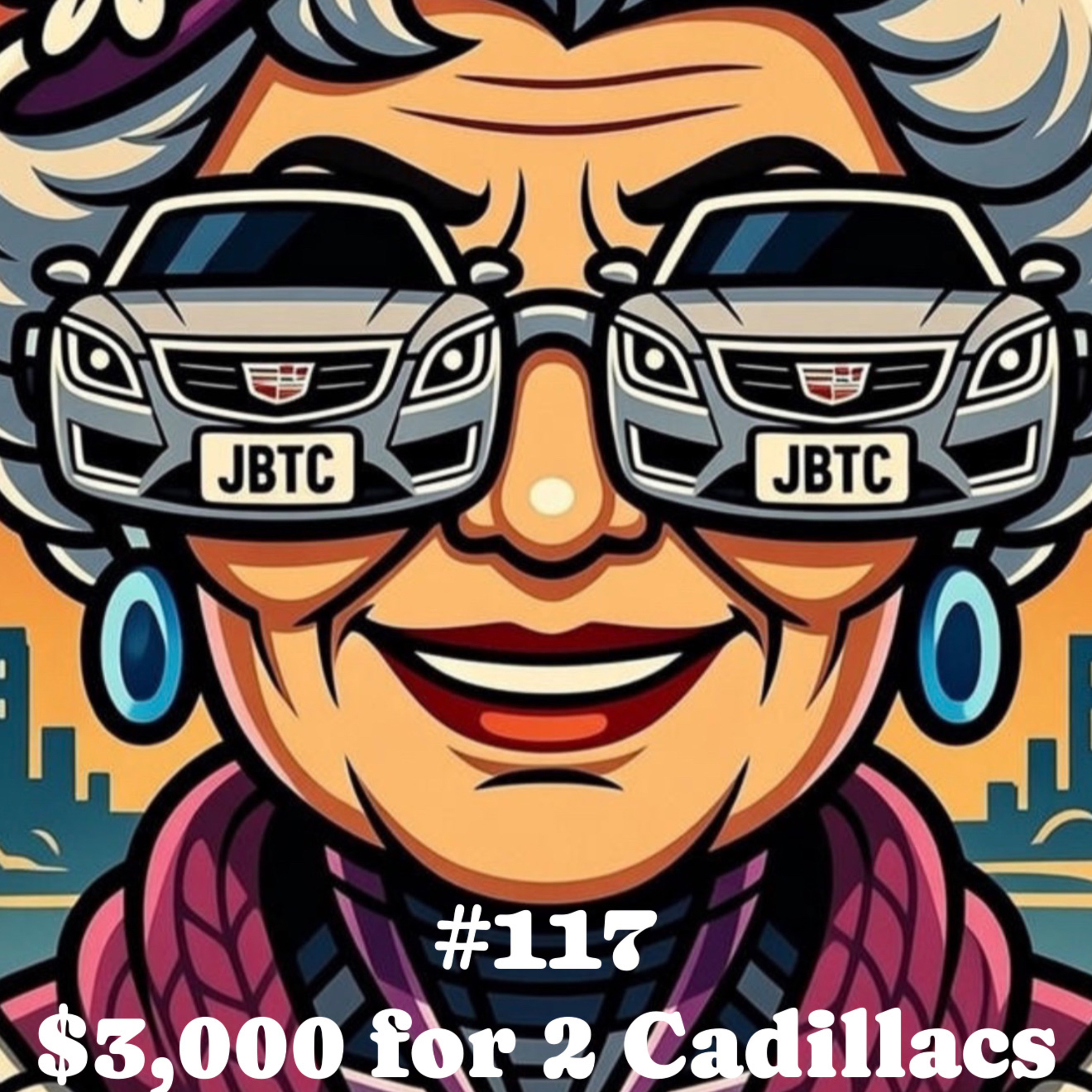 #117 $3000 for 2 Cadillacs episode artwork