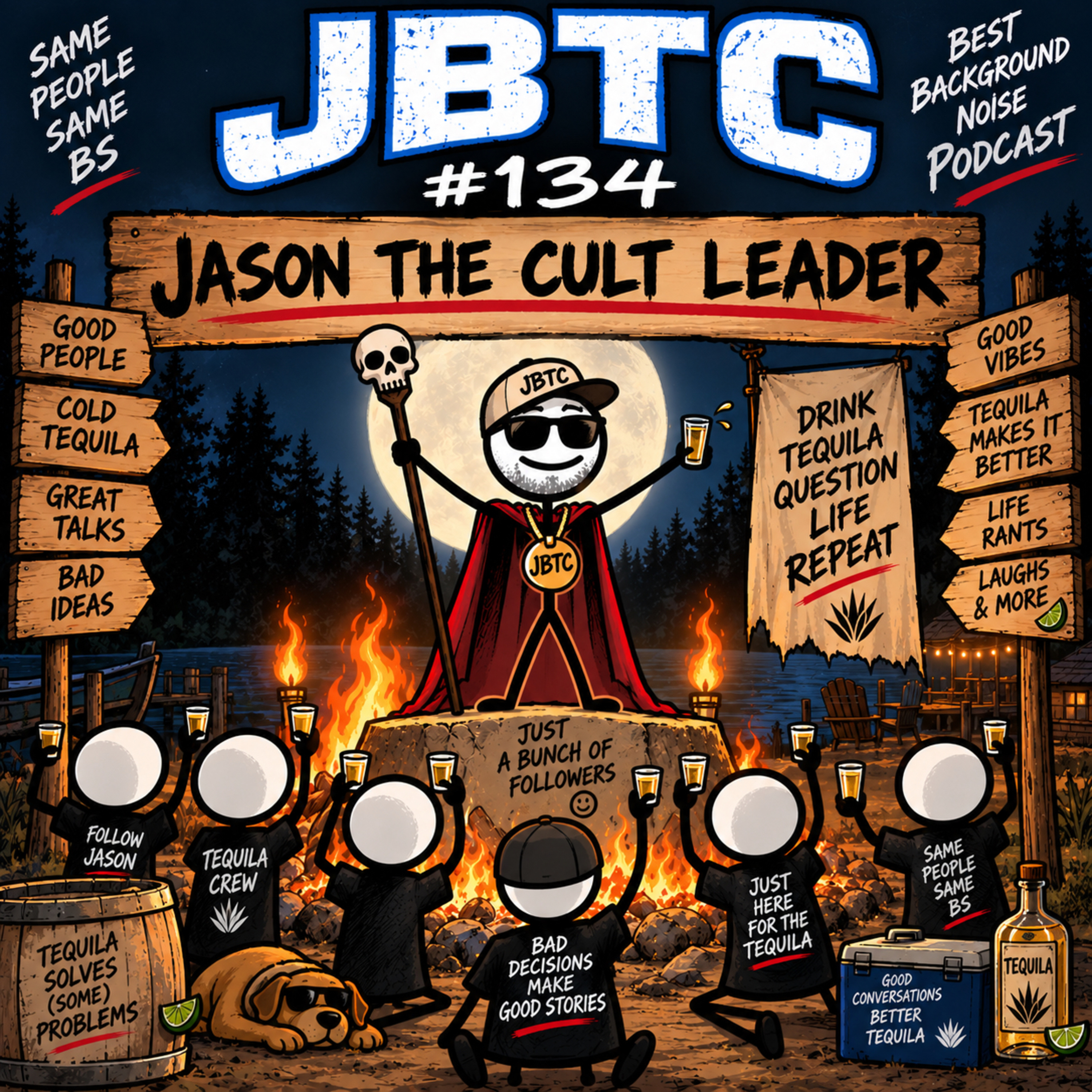 #134 Jason the Cult Leader episode artwork