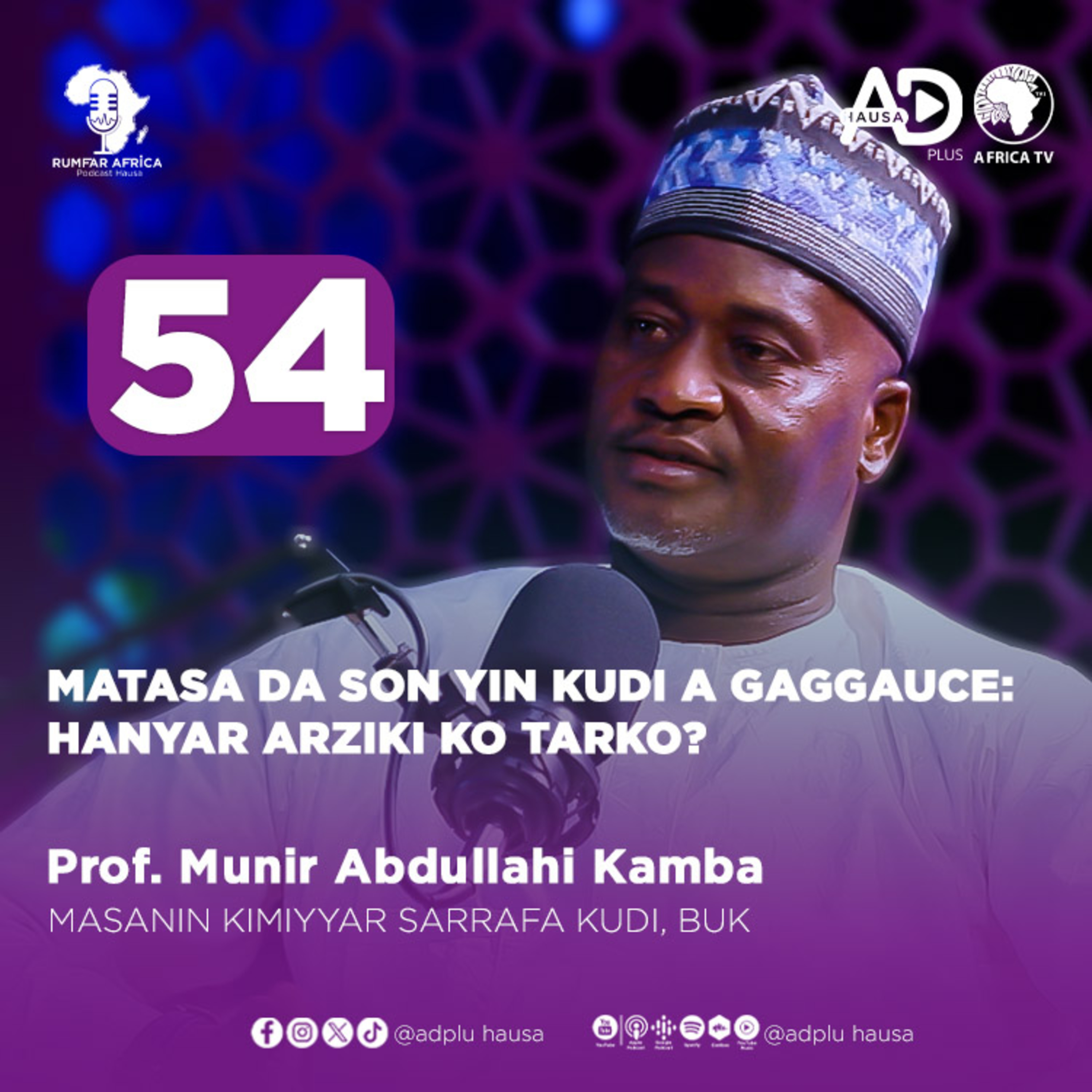 54 | MATASA DA SON YIN KUƊI A GAGGAUCE: HANYAR ARZIKI KO TARKO? | PROF. MUNIR ABDULLAHI KAMBA episode artwork