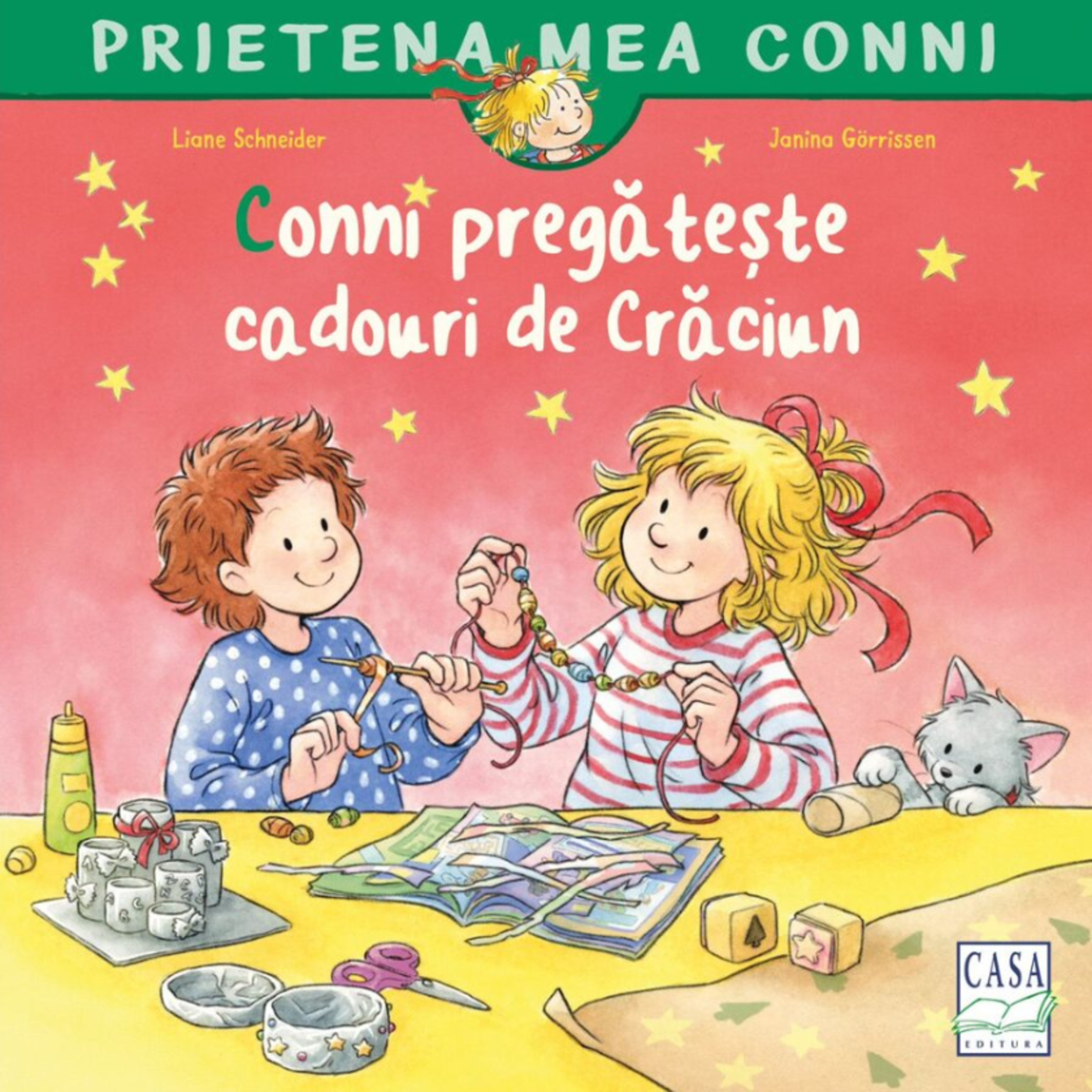 Conni pregătește cadouri de Crăciun, de Liane Schneider Conni pregătește cadouri de Crăciun, de Liane Schneider