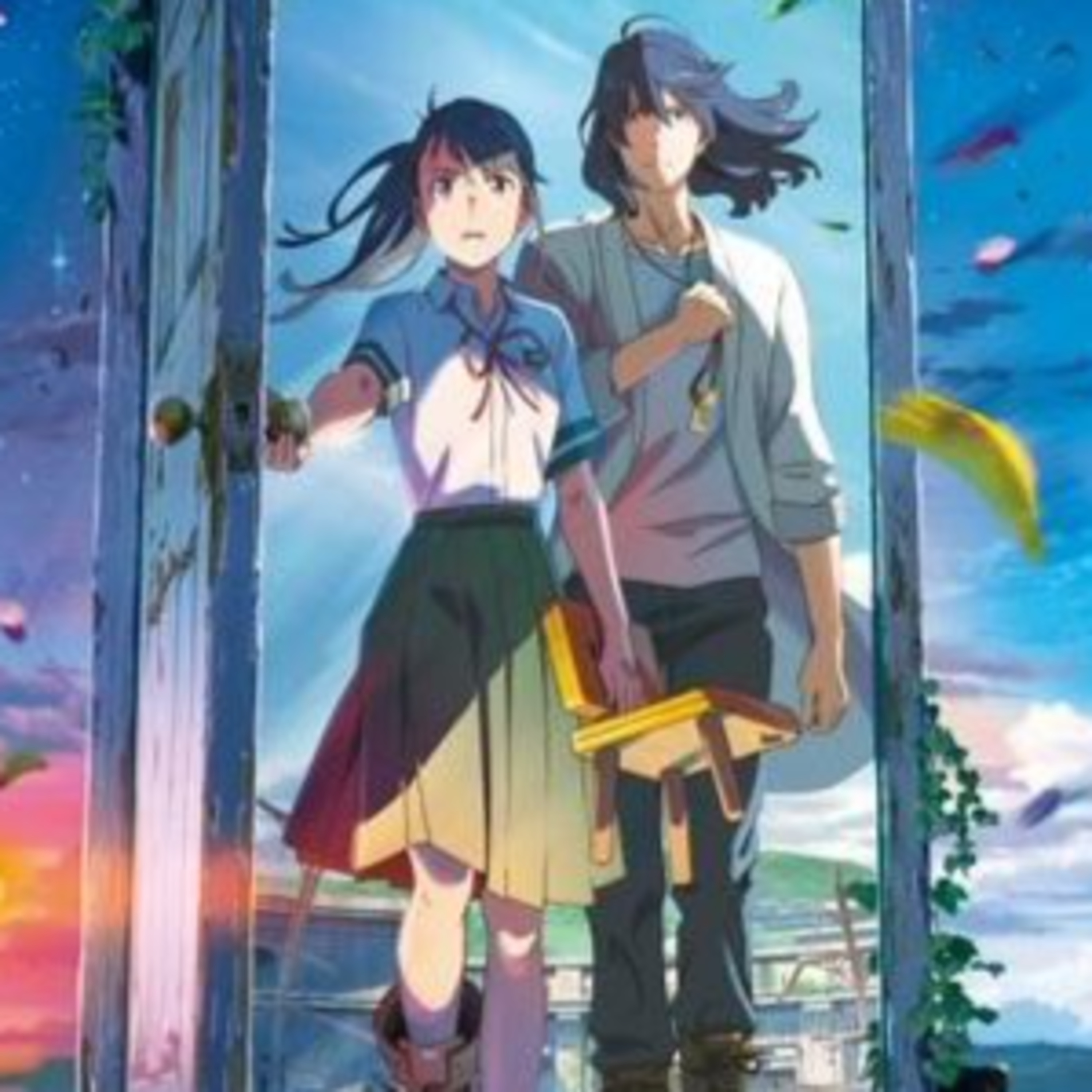 Suzume anime movie review  episode artwork