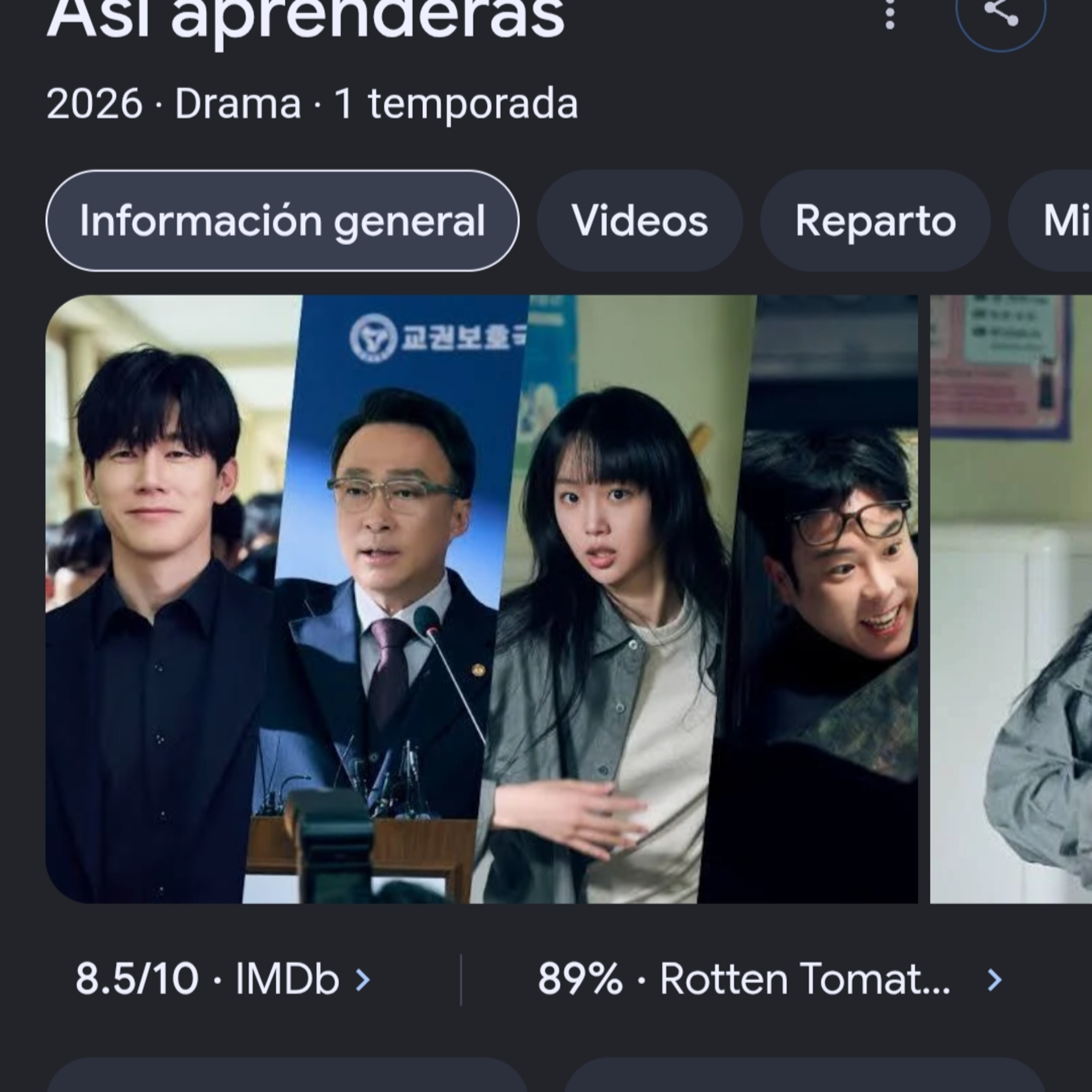 Korean drama Teach you a lesson episode artwork