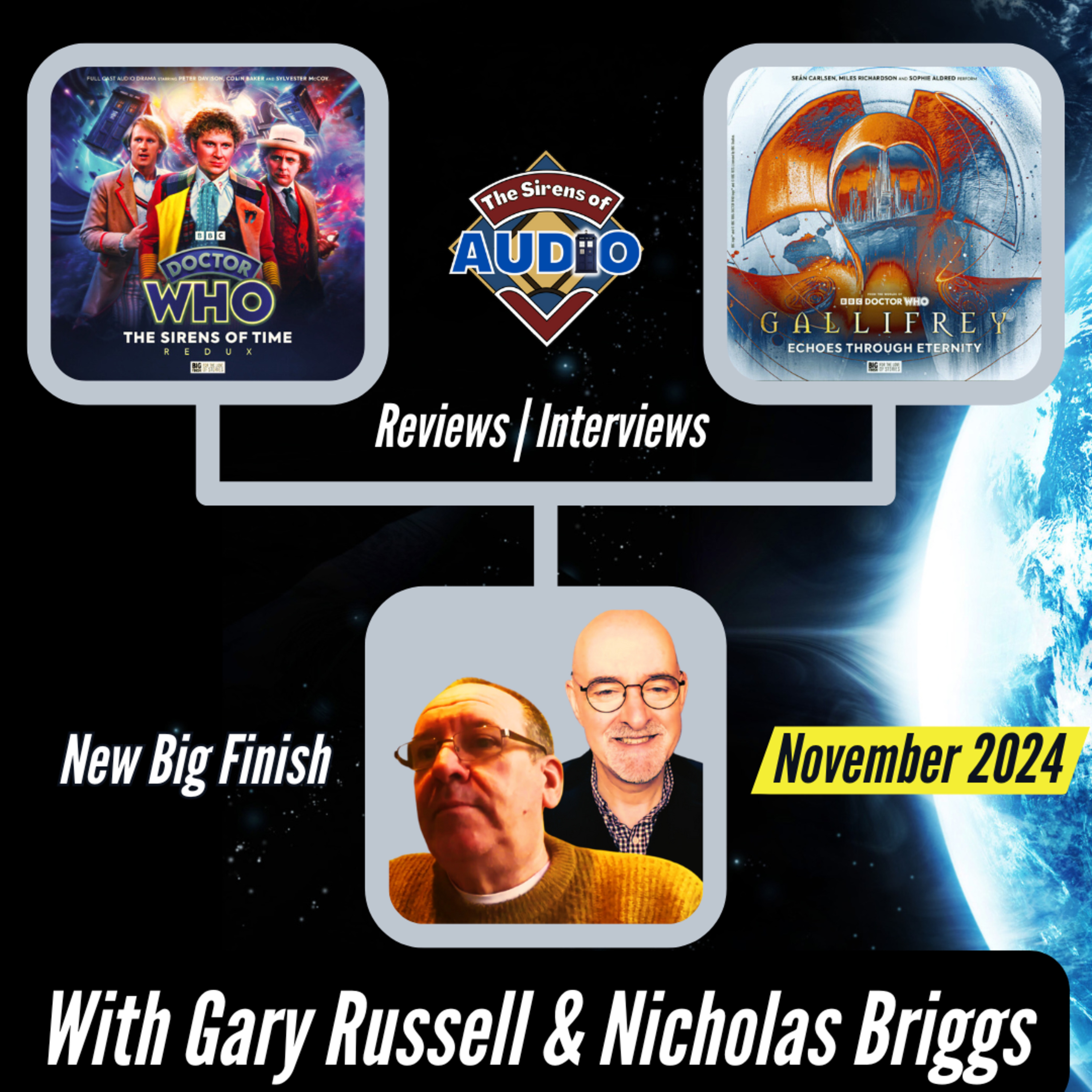 November 2024 Big Finish Releases with Gary Russell and Nicholas Briggs