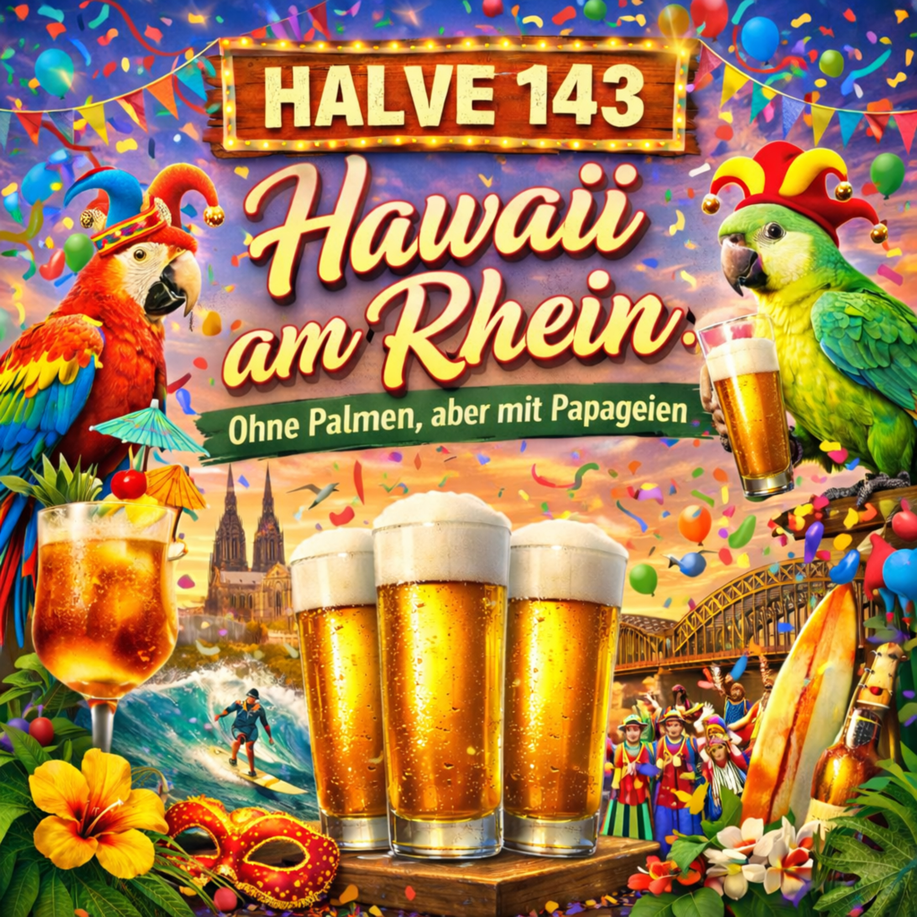 Halve 143 – Mein Hawaii am Rhein: Papageien statt Palmen episode artwork