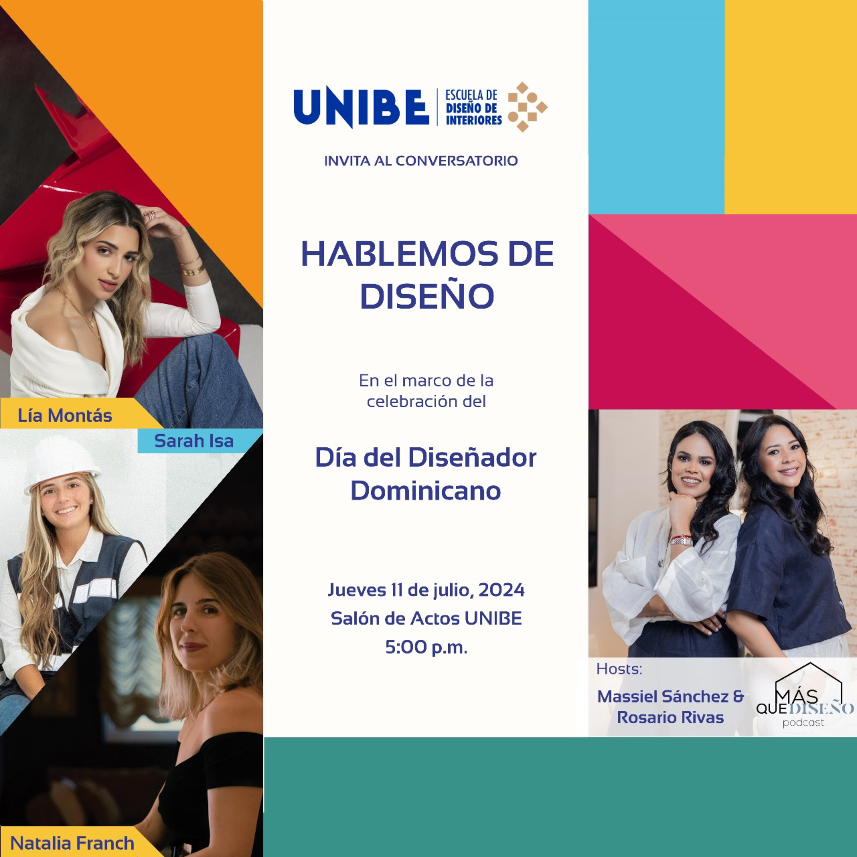 #42 Hablemos De Diseño - Live en UNIBE Ft. Lía Montás, Sarah Isa & Natalia Franch