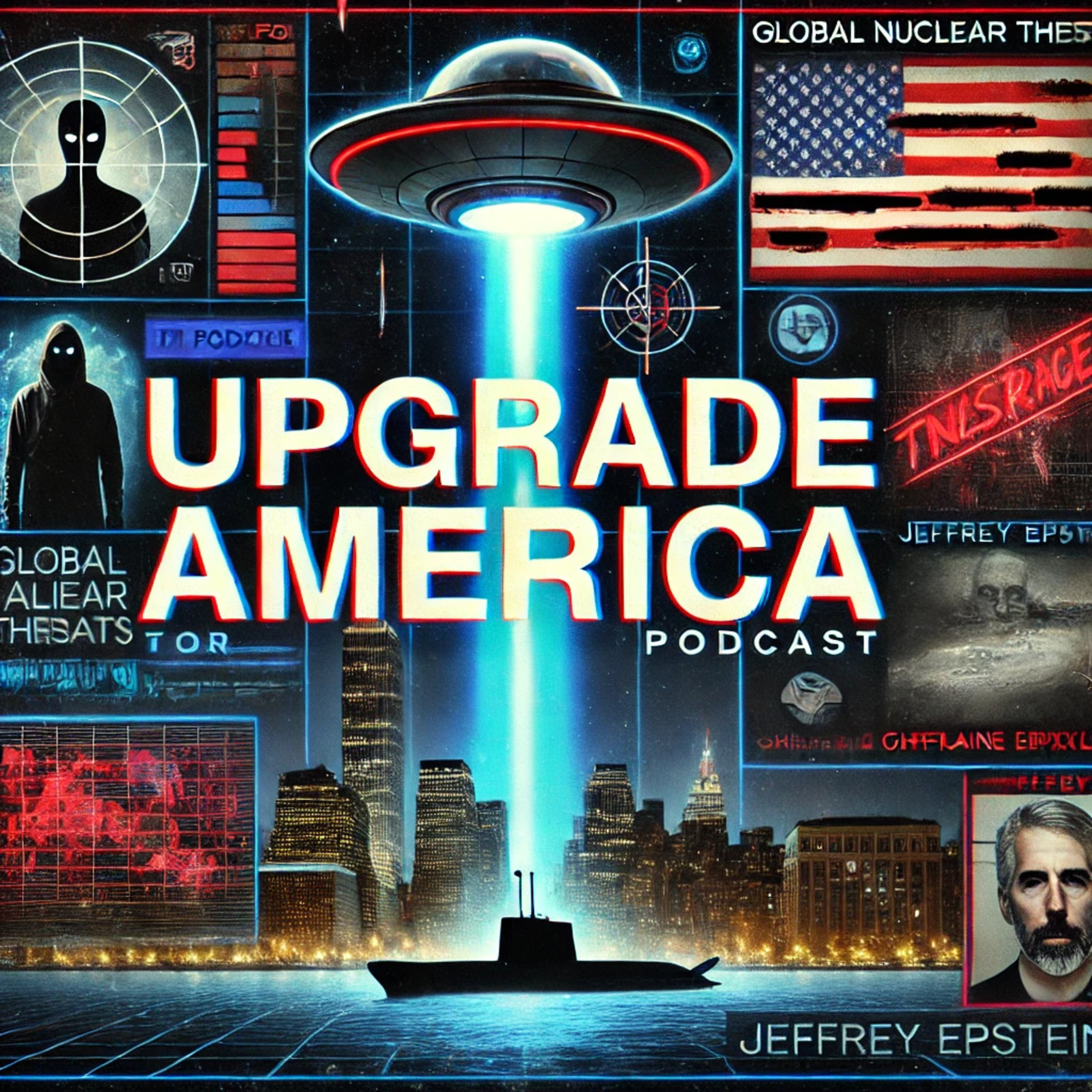 "Upgrade America: UFOs, Nuclear Moves & The Epstein Matrix" episode artwork