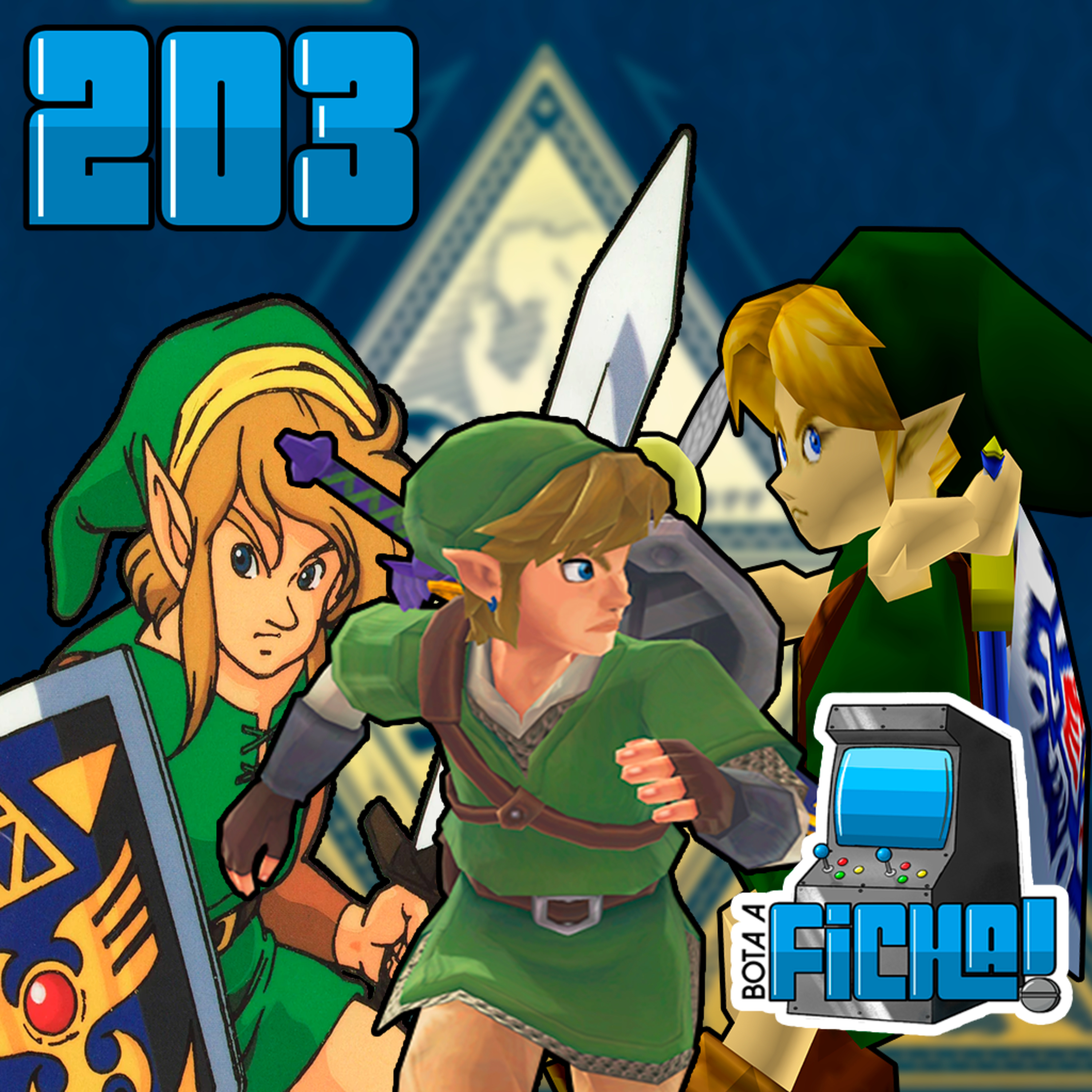Bota a Ficha 203 – Linha do Tempo de Zelda episode artwork