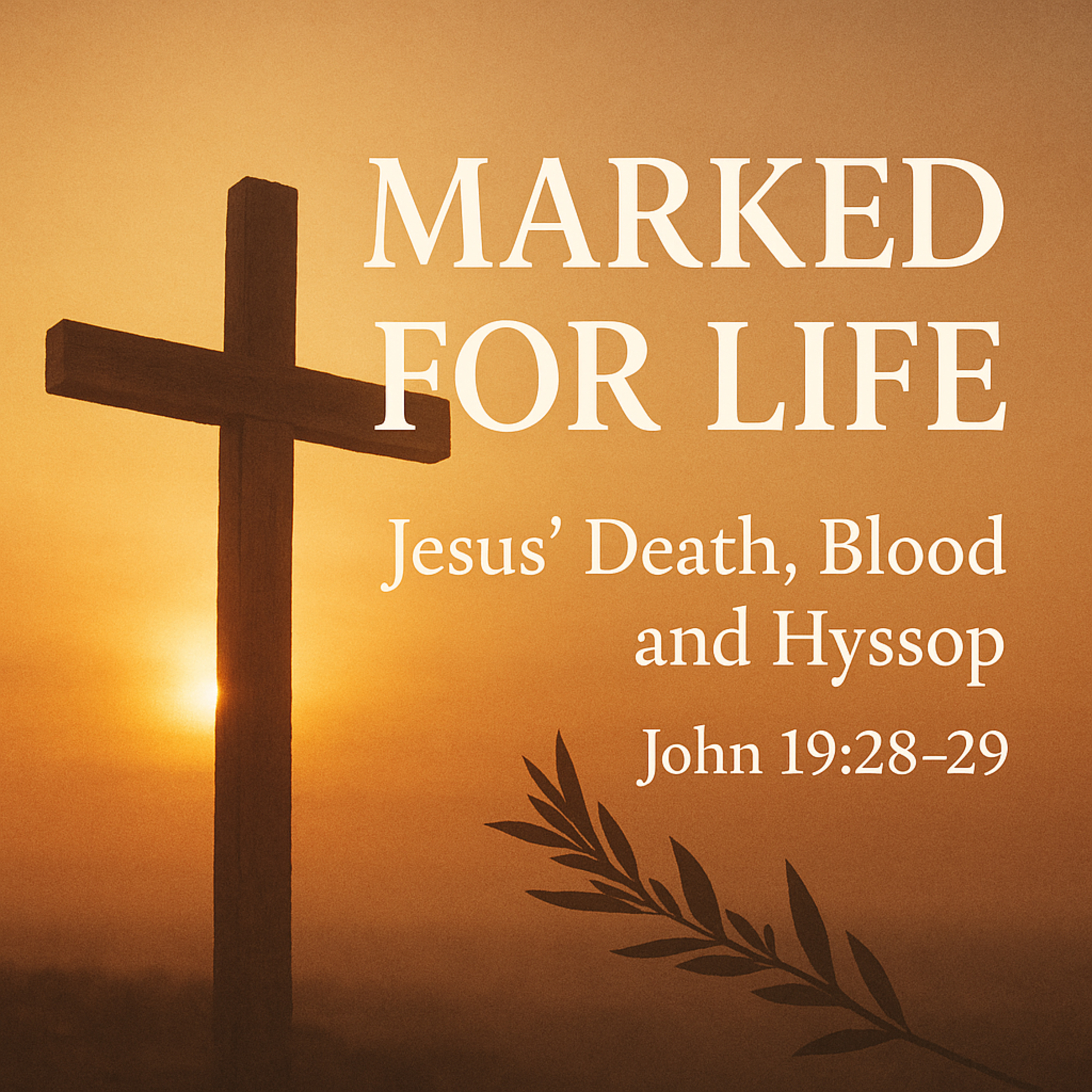 Marked for Life. Jesus' Death, Blood, and Hyssop (John 19.28–29)