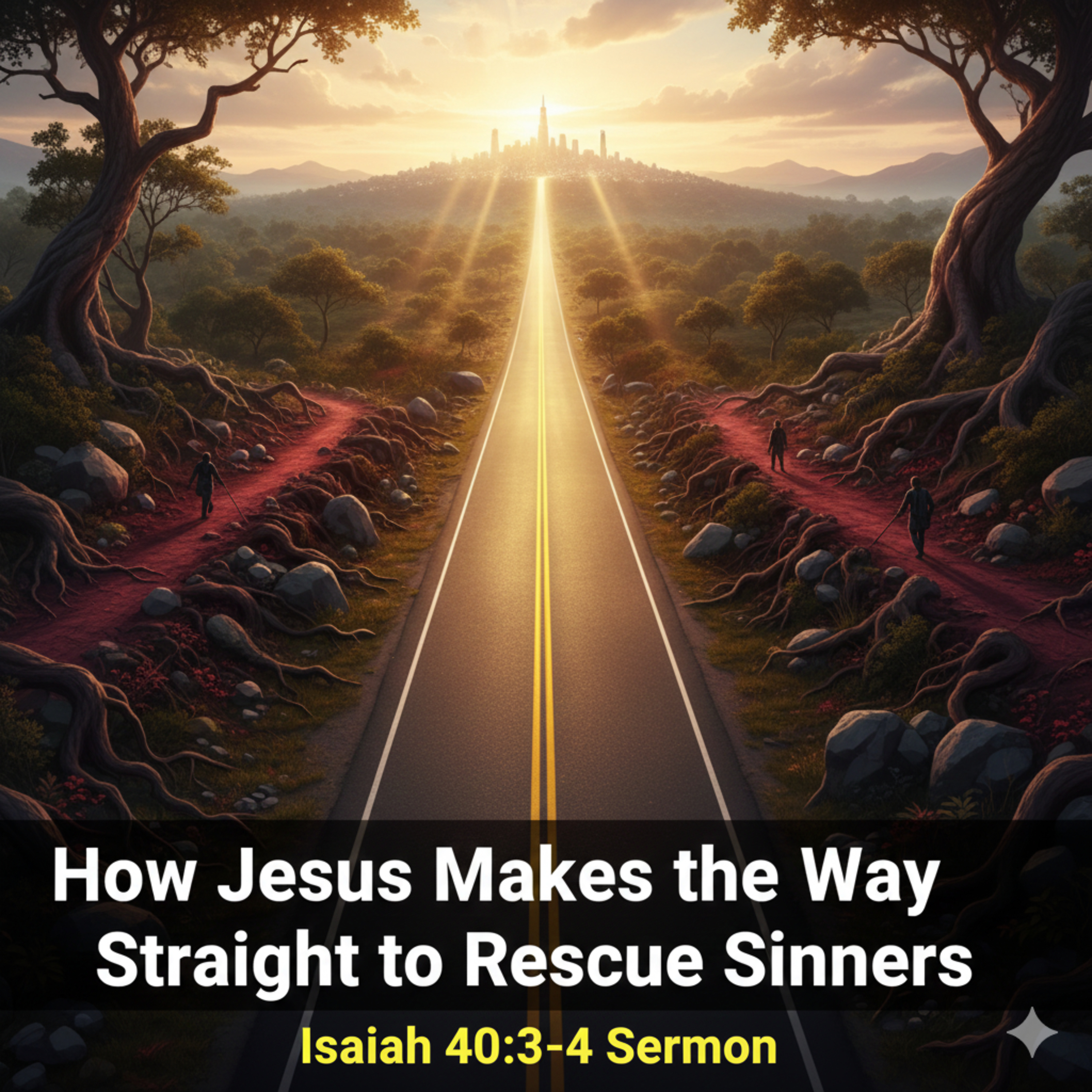How Jesus Makes the Way Straight to Rescue Sinners | Isaiah 40:3–4 Sermon