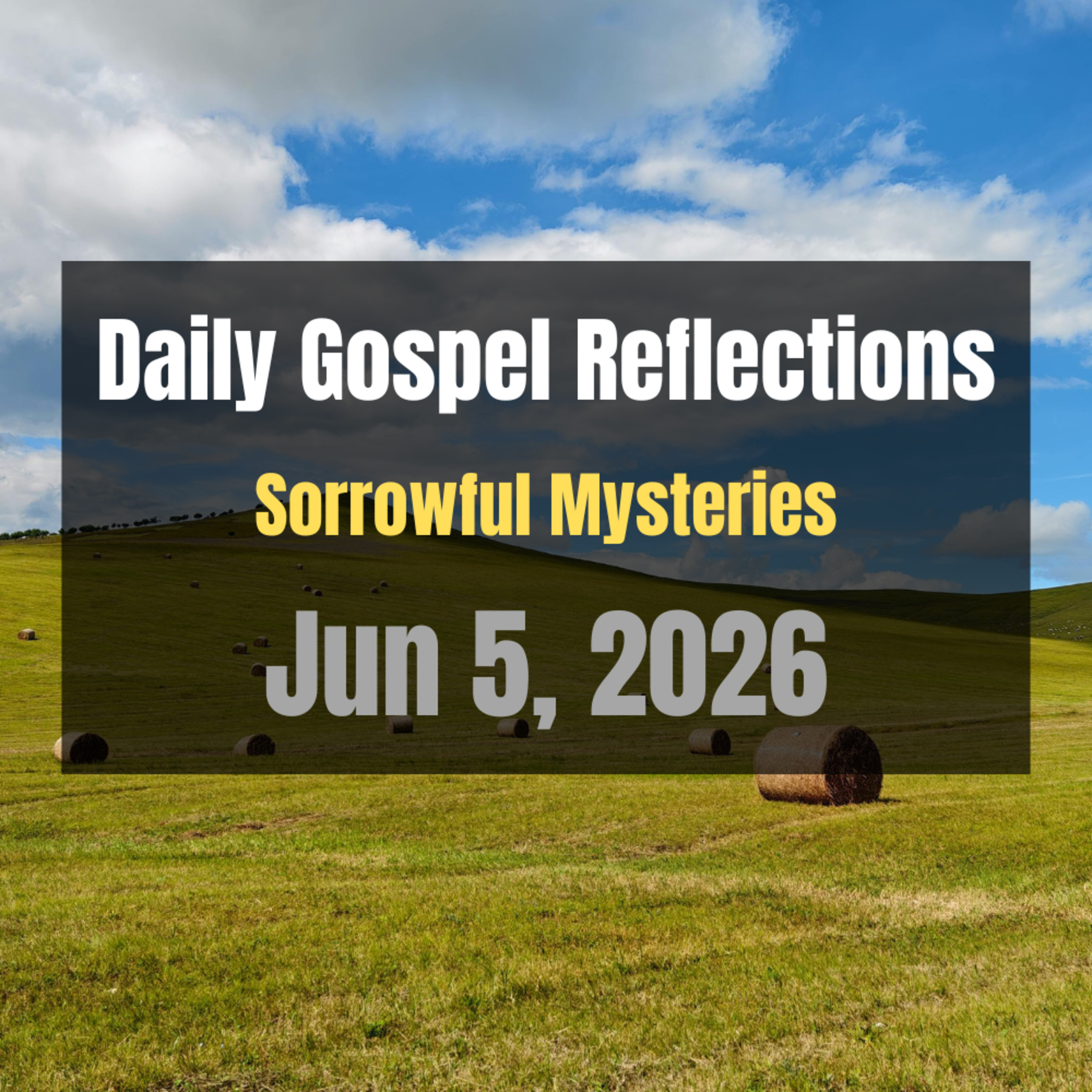 Daily Gospel Reflections for Jun 5, 2026 | Holy Rosary - Sorrowful Mysteries episode artwork