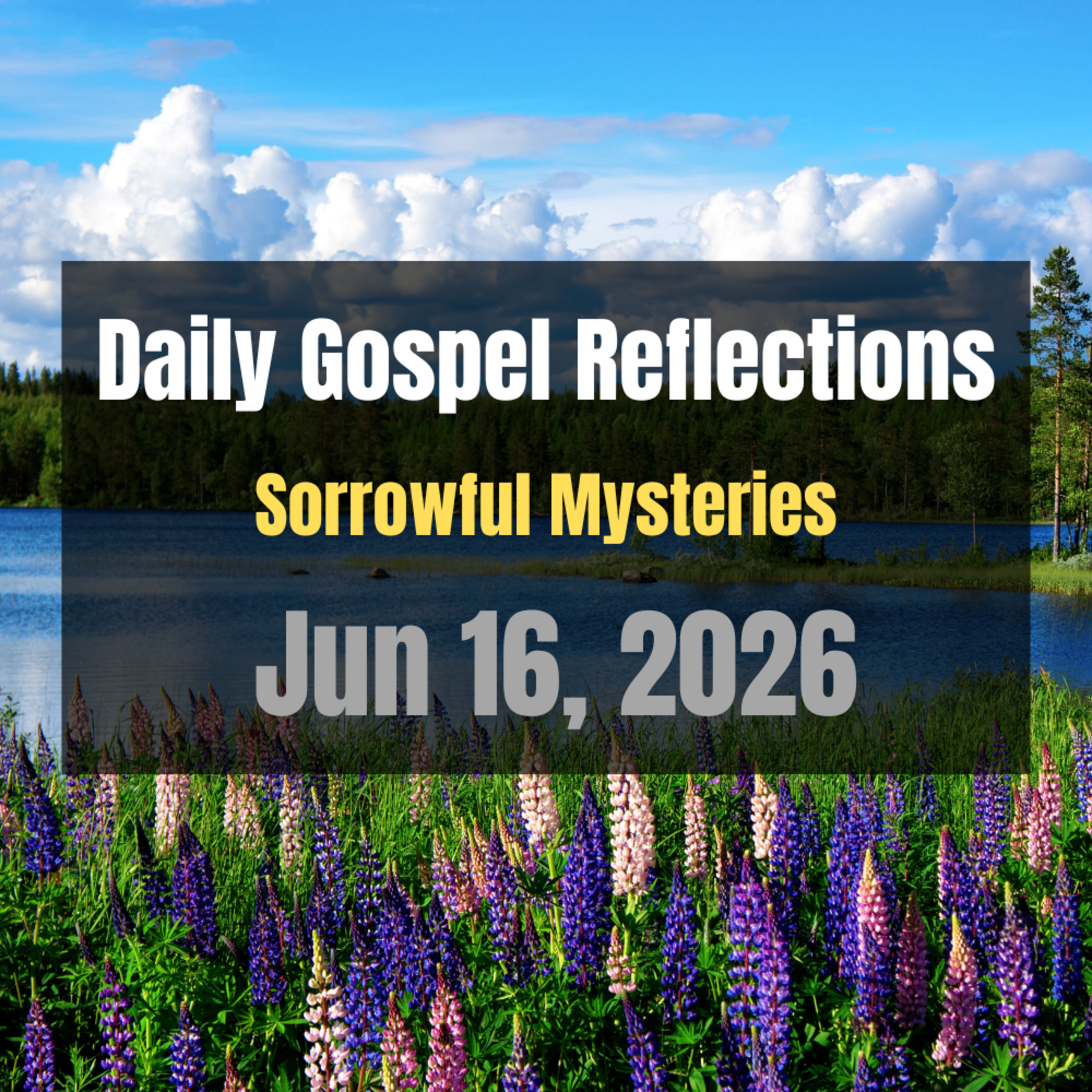 Daily Gospel Reflections for Jun 16, 2026 | Holy Rosary - Sorrowful Mysteries episode artwork