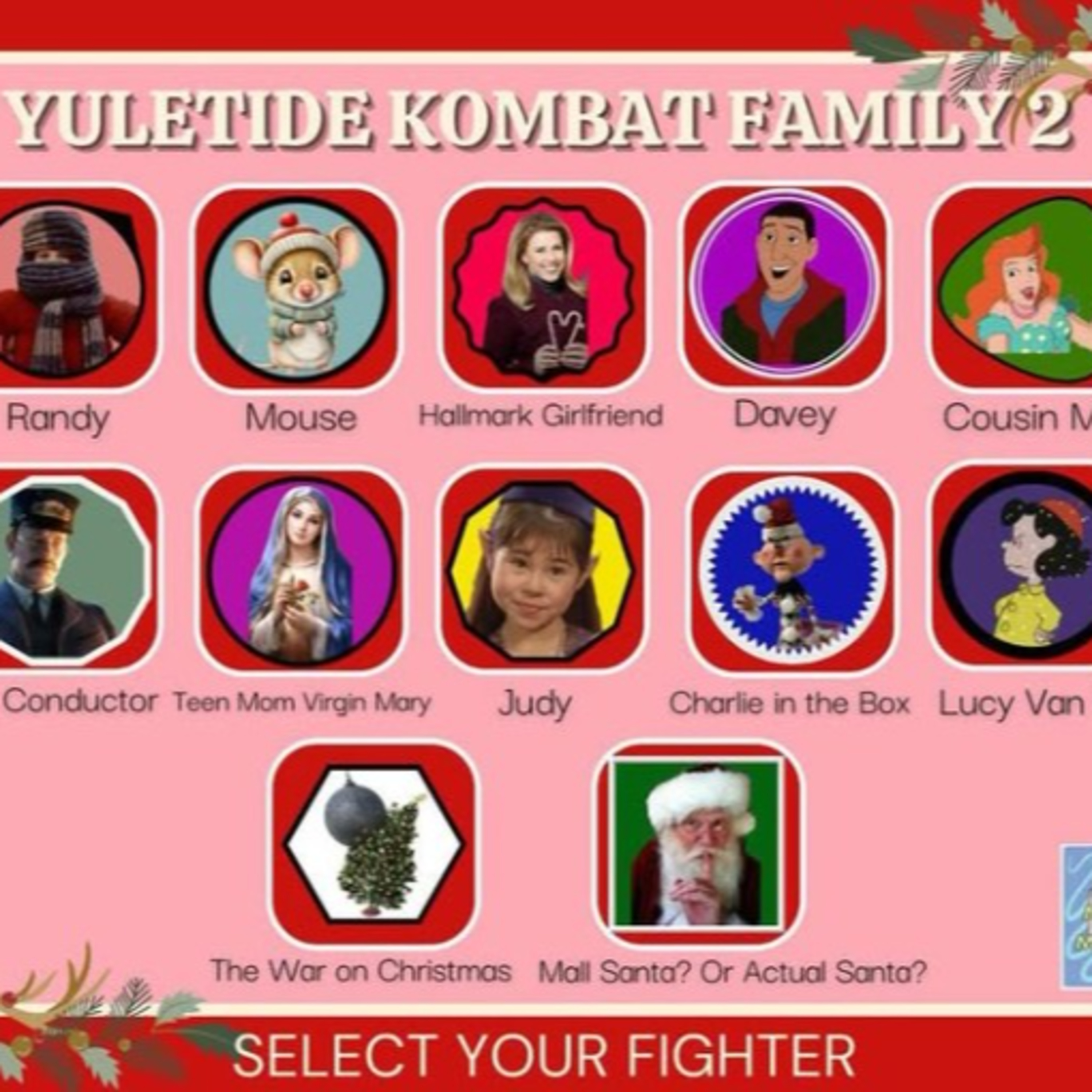 Yuletide Kombat Family 2023 episode artwork