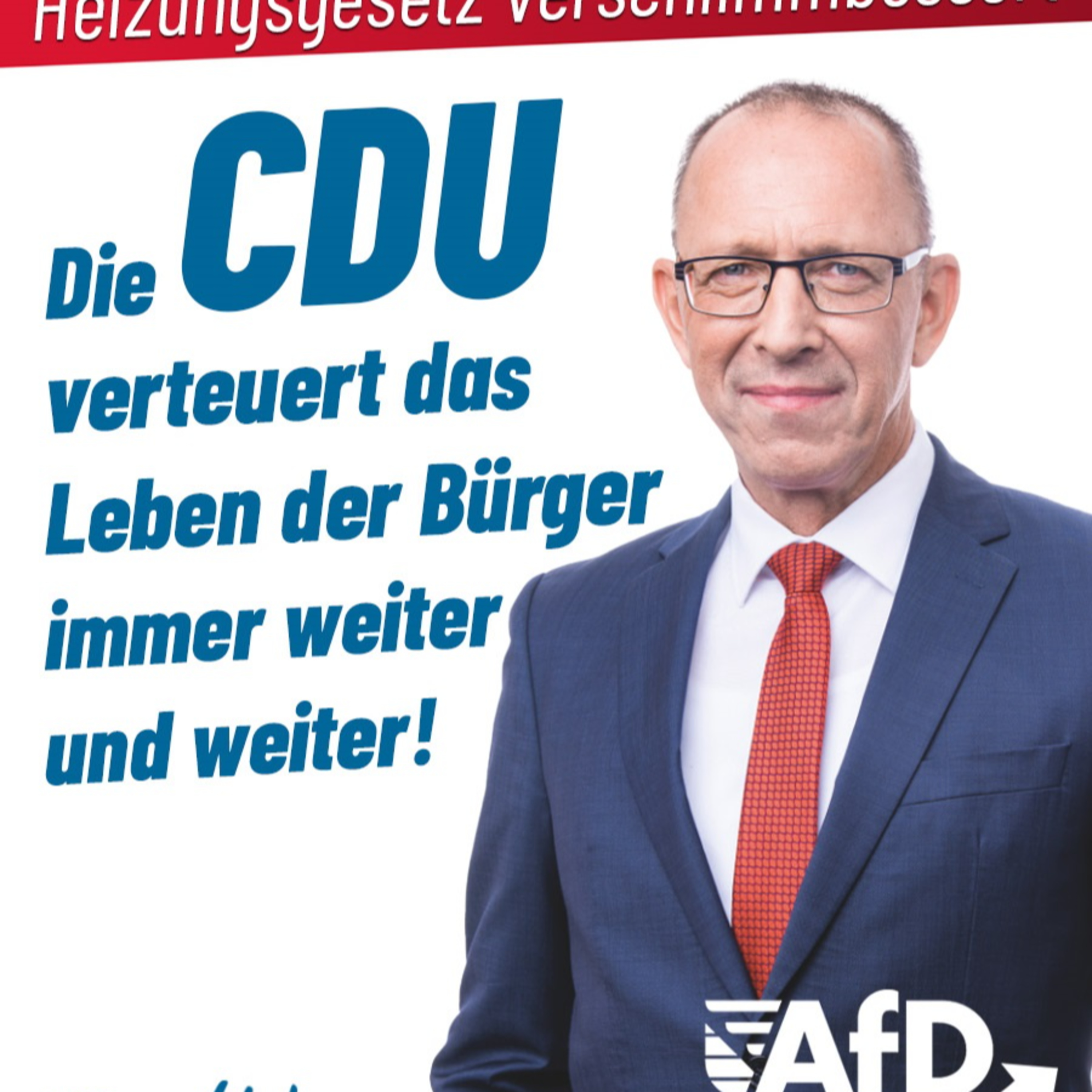 Heizungsgesetz verschlimmbessert - Die CDU verteuert das Leben der Bürger immer weiter und weiter - Die Sonntagskolumne von Jörg Urban episode artwork