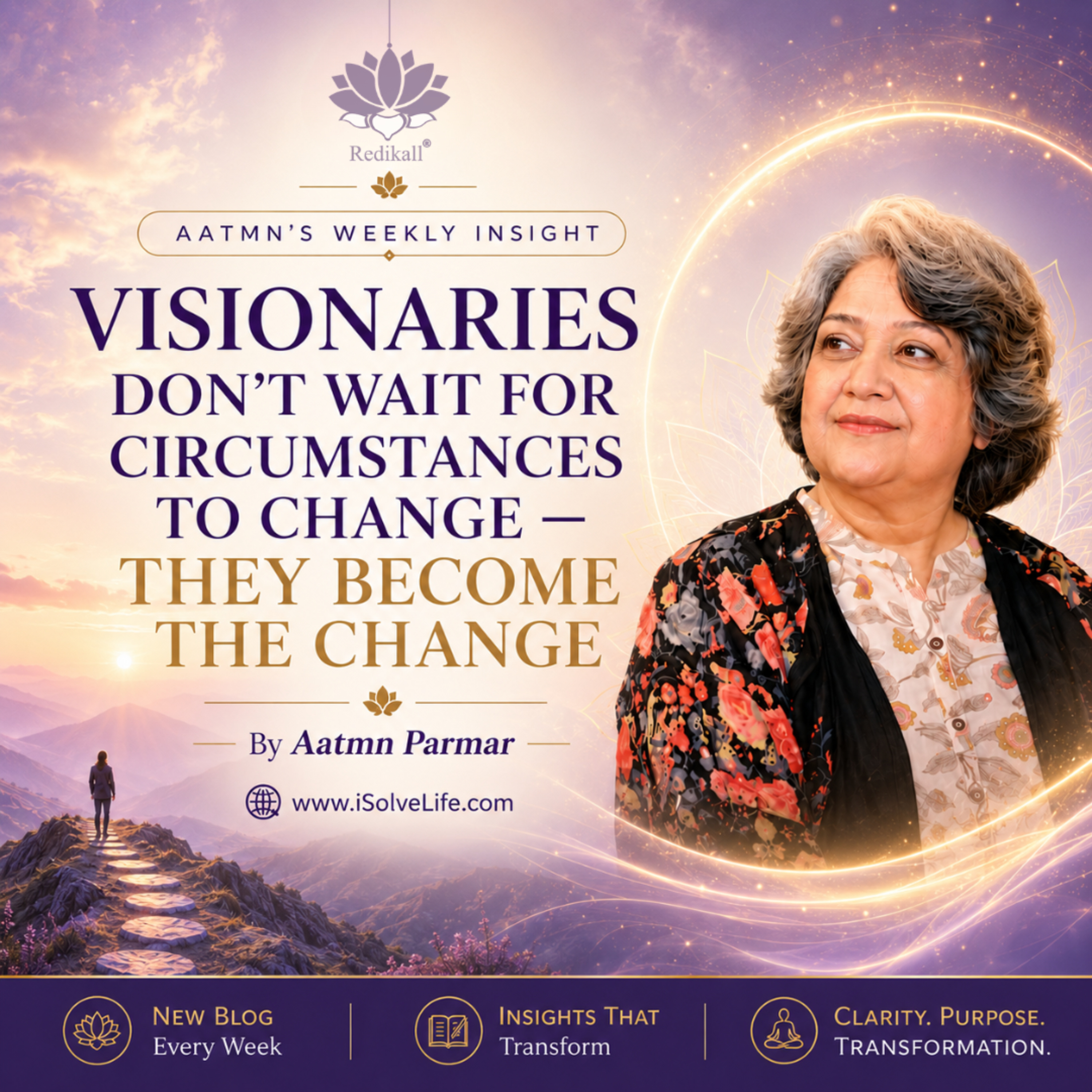 Visionaries Don’t Wait for Circumstances to Change - They Become the Change . episode artwork