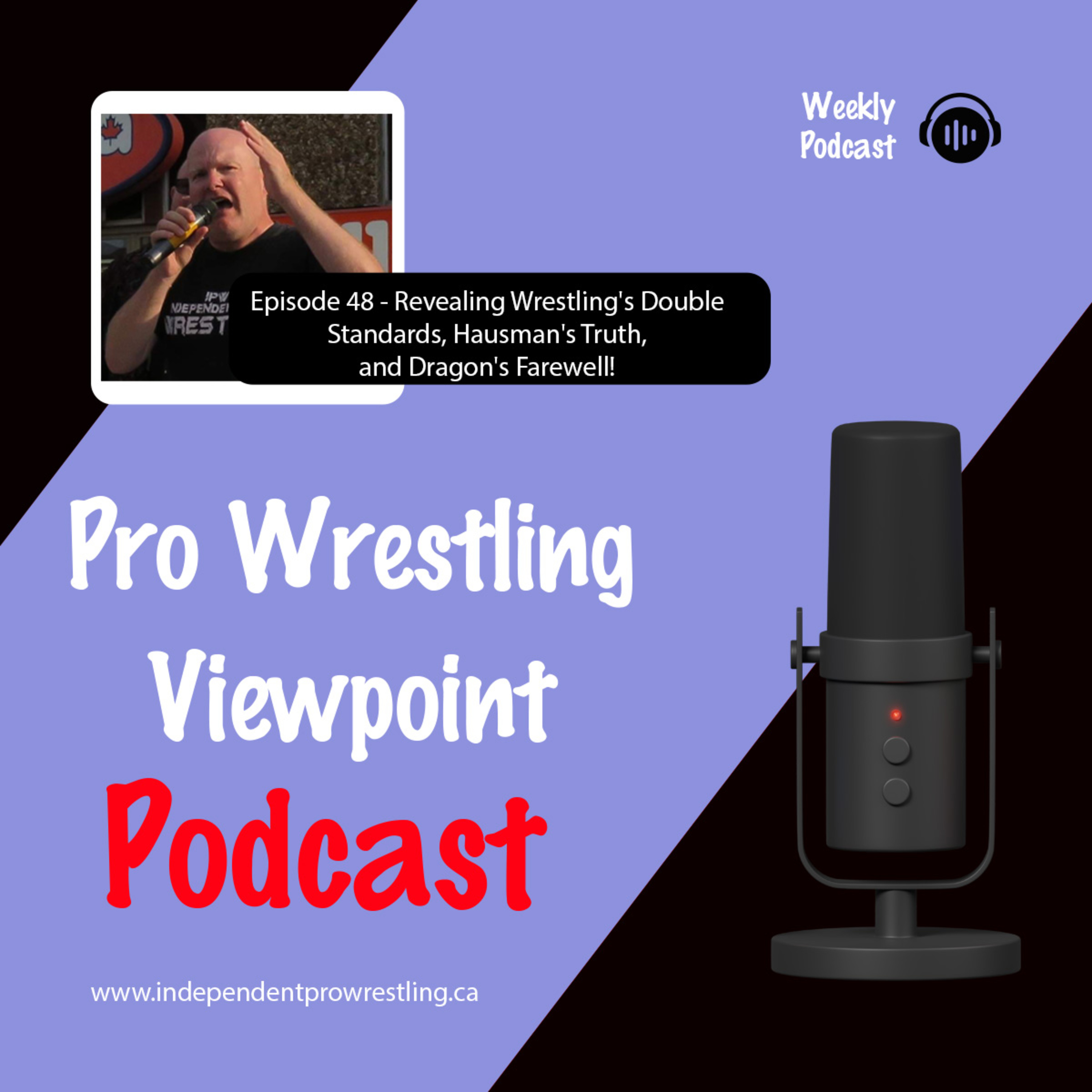 48 - 🔥 Revealing Wrestling's Double Standards, Hausman's Truth, and Dragon's Farewell! 🌟 episode artwork
