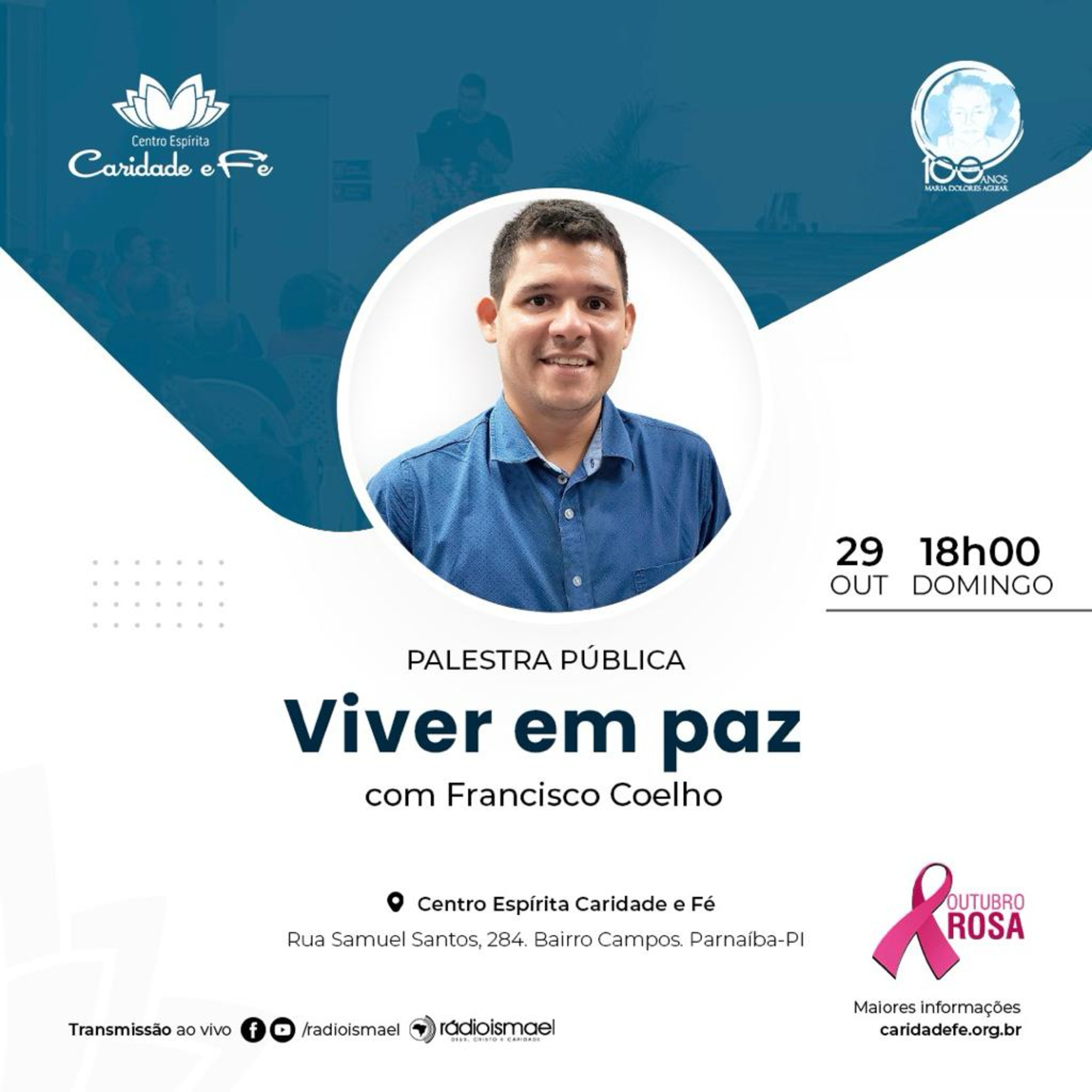 Palestra Pública - Viver em paz (com Francisco Coelho)