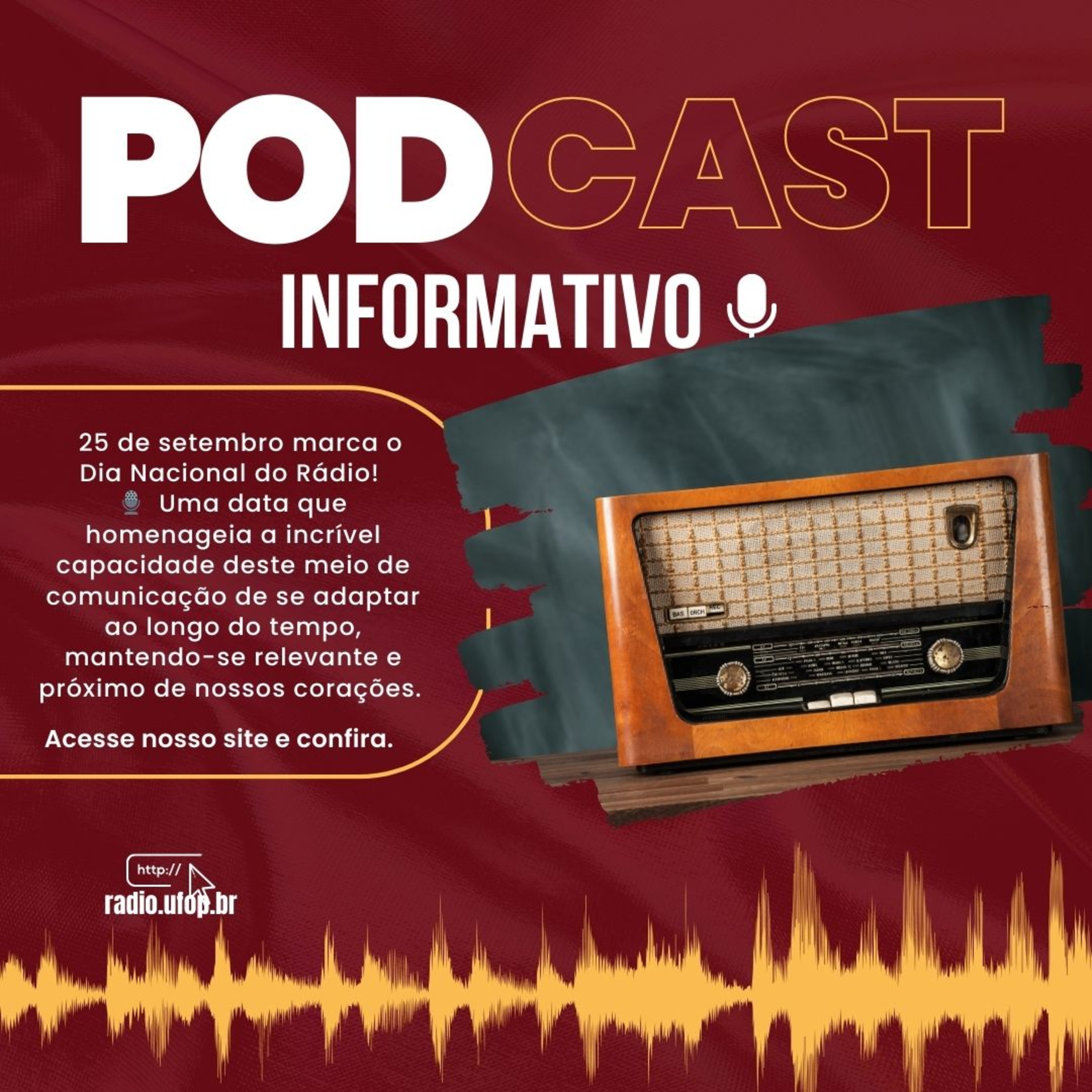 PODCAST INFORMATIVO: Dia Nacional do Rádio episode artwork