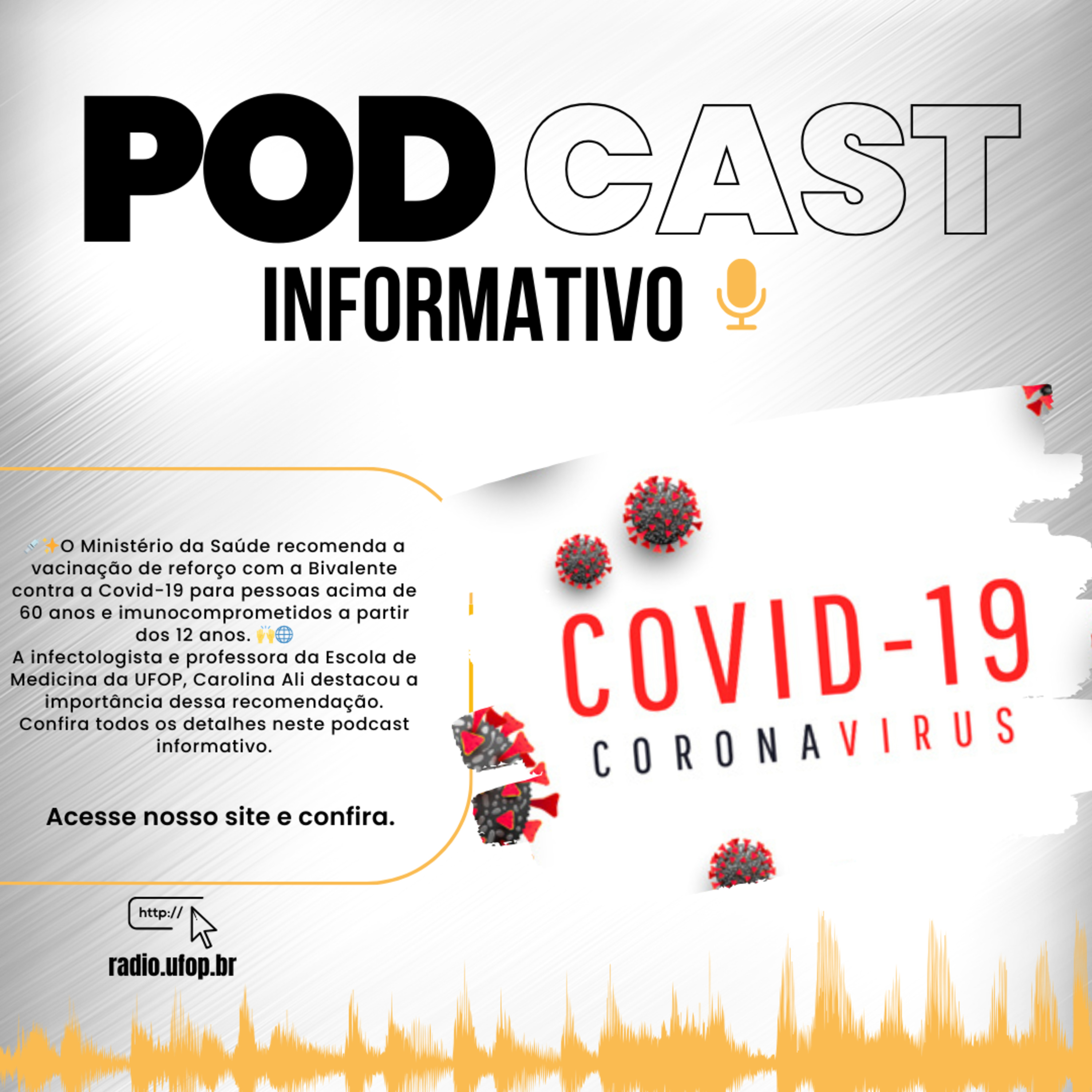 PODCAST INFORMATIVO: Recomendação Ministério Da Saúde - Covid 19 episode artwork
