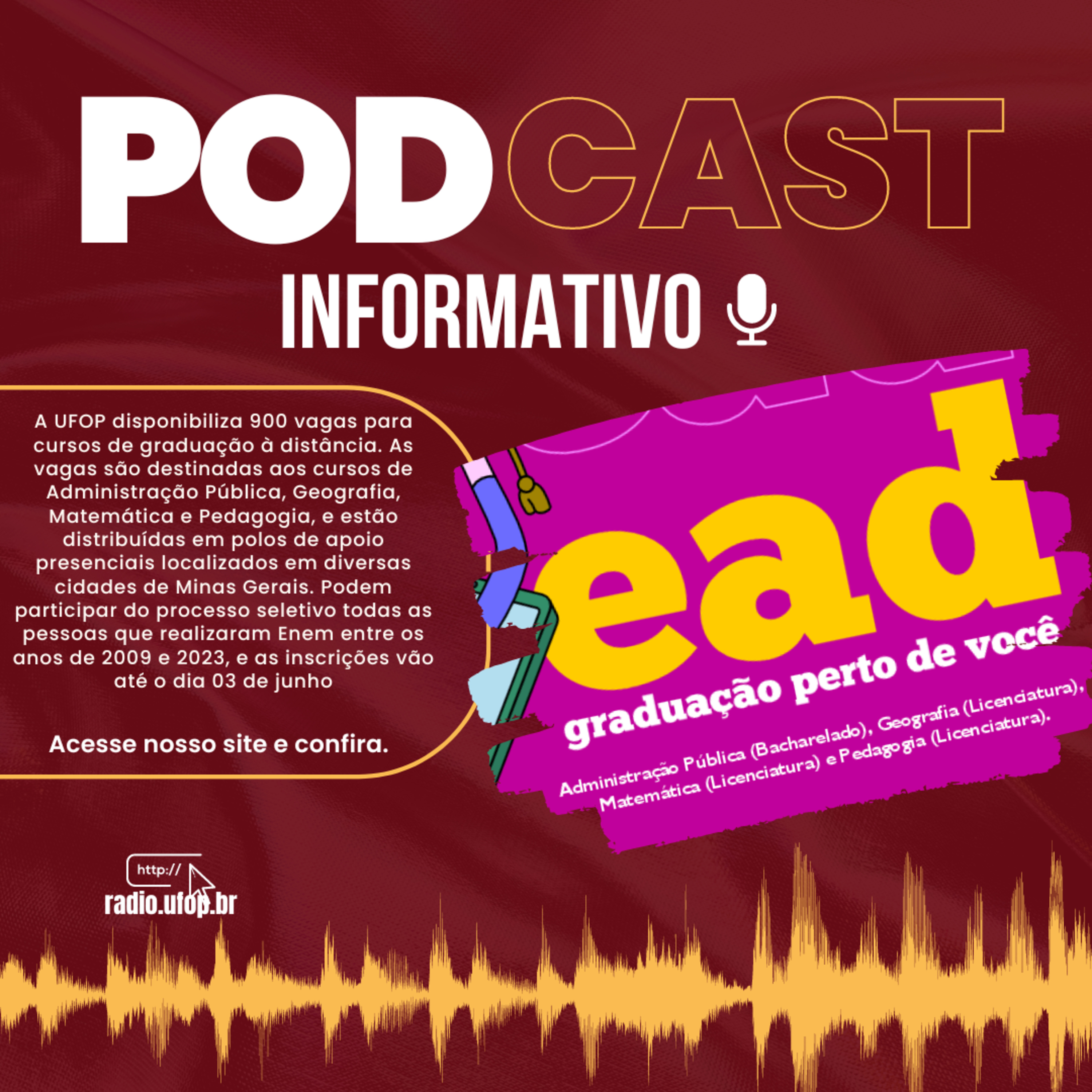 PODCAST INFORMATIVO: Incrições CEAD episode artwork