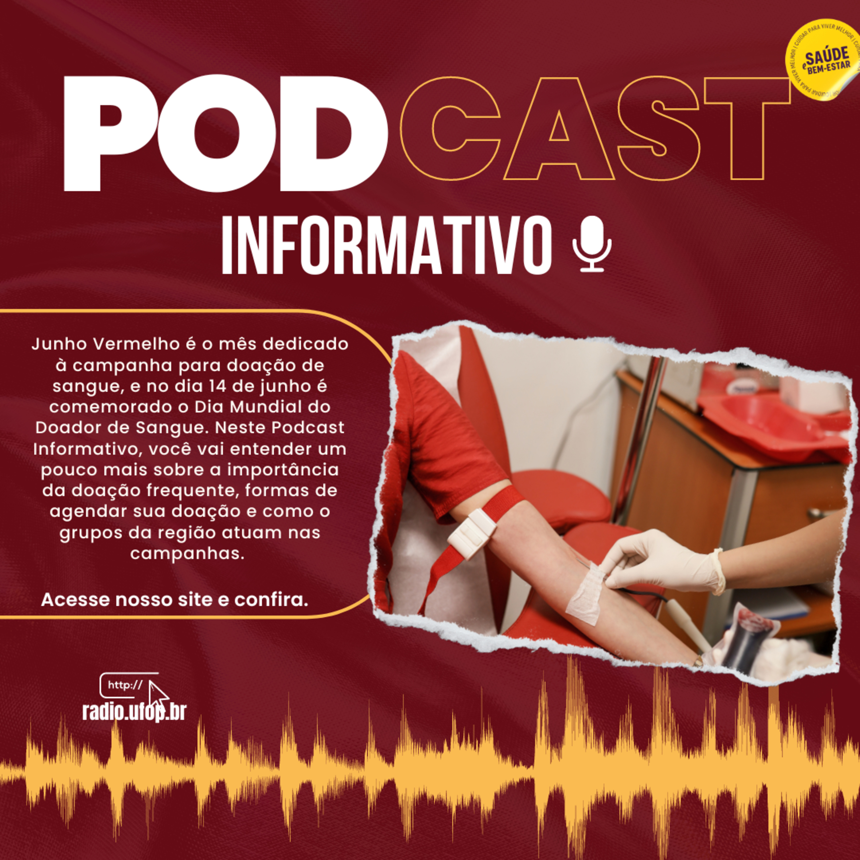 PODCAST INFORMATIVO: Dia Mundial do Doador de Sangue episode artwork