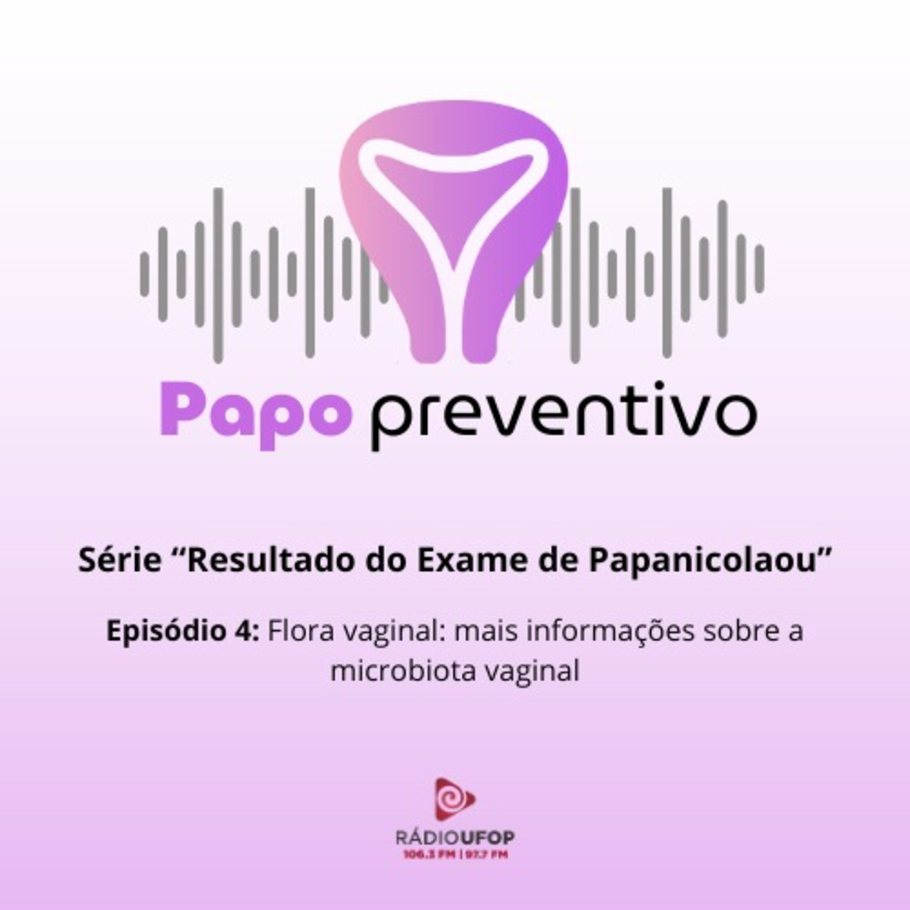 Papo Preventivo - Série "Resultado do Exame de Papanicolaou" - EP4 - Flora Vaginal 2: Mais Informações sobre a Microbiota Vaginal episode artwork