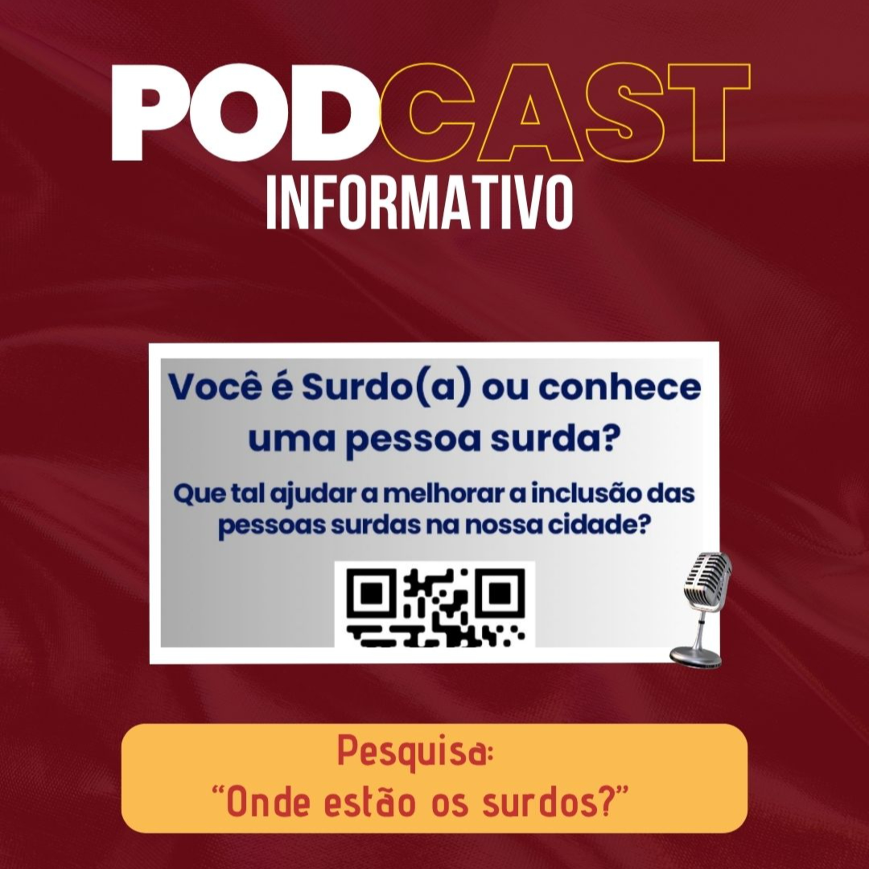 PODCAST INFORMATIVO: Onde estão os surdos? episode artwork
