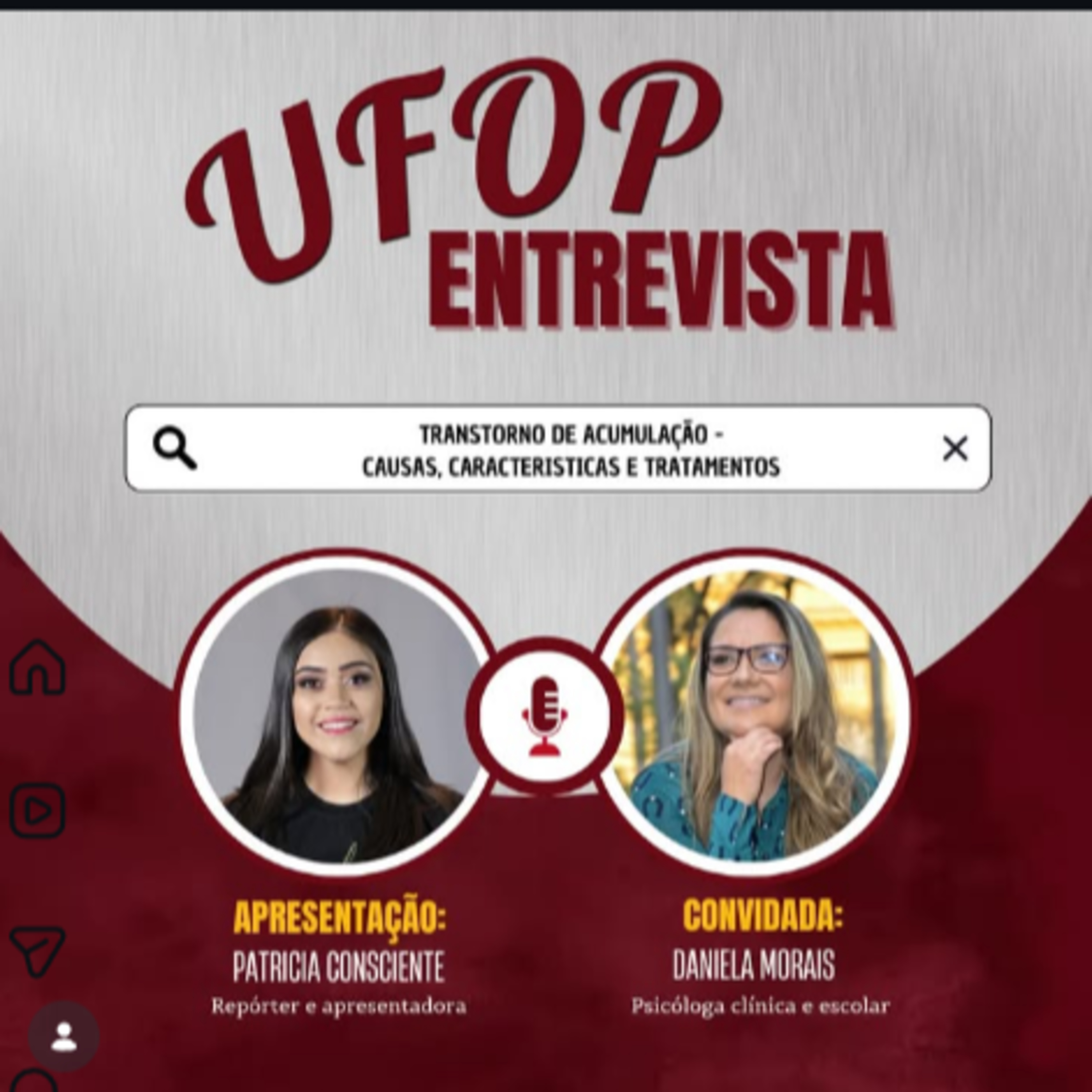 UFOP ENTREVISTA: Transtorno de acumulação - Causas, características e tratamentos episode artwork