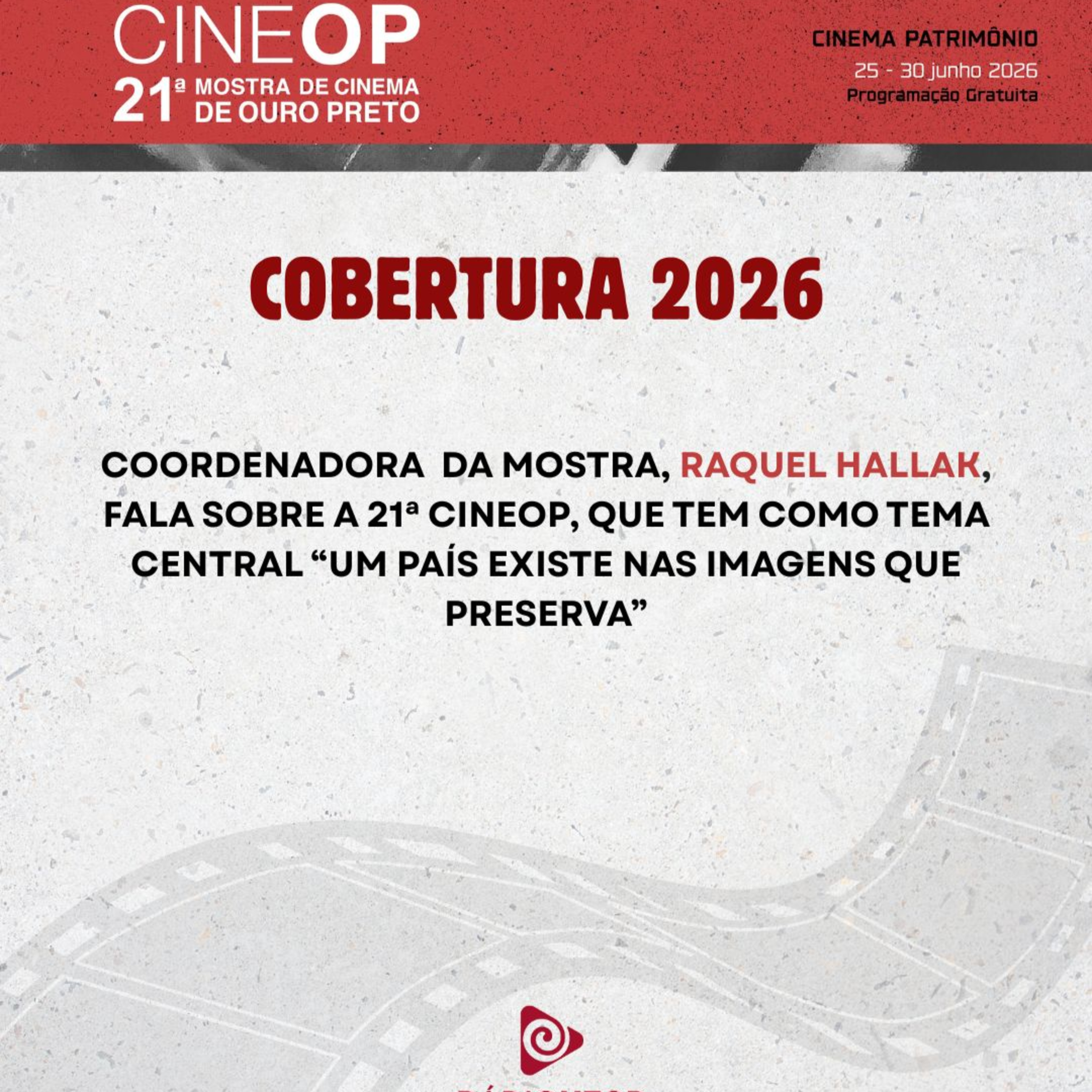 Cobertura 21ª Cineop 2026: Entrevista com Raquel Hallak episode artwork