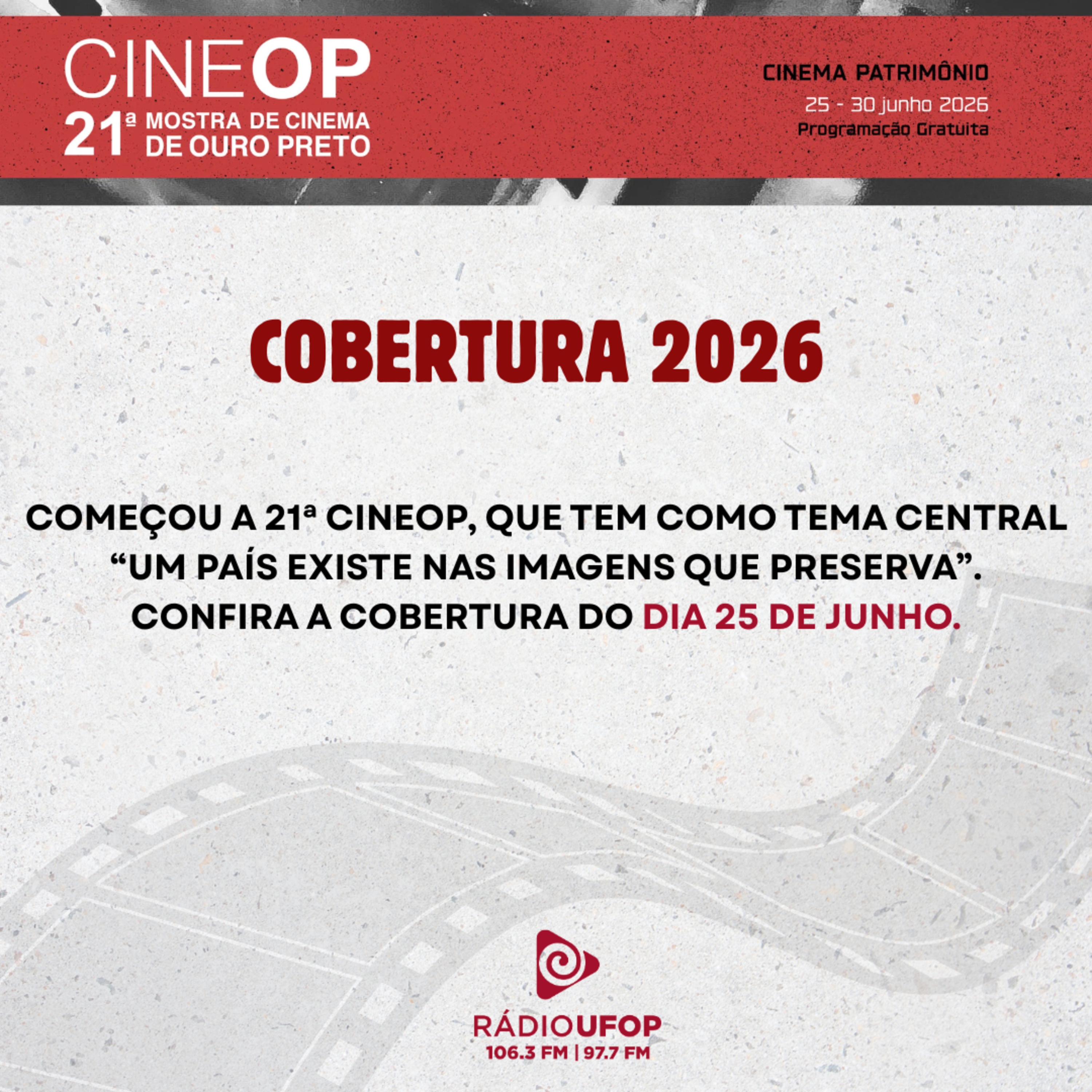 Cobertura 21ª Cineop 2026: Encontro da Educação - 25 de junho episode artwork