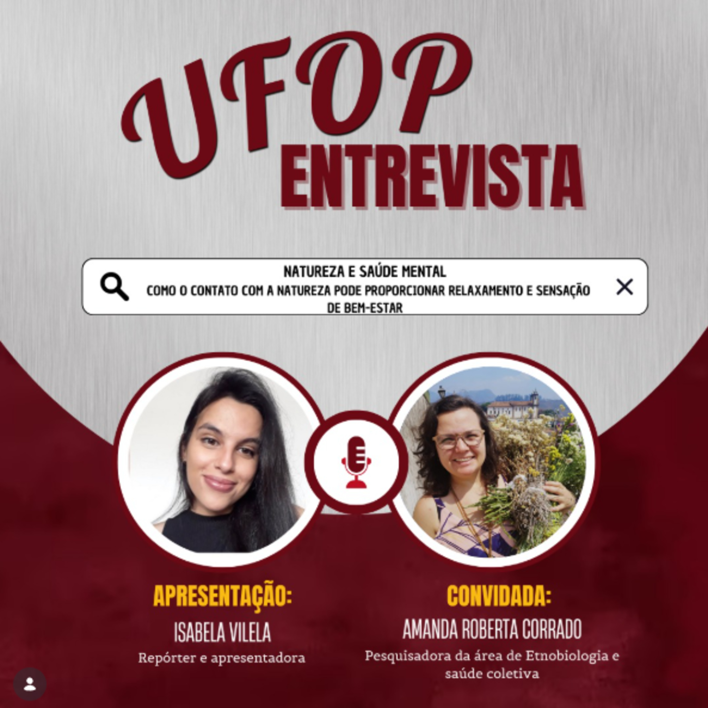 Ufop Entrevista: Natureza e Saúde Mental - Como o contatp com a natureza pode proporcionar relaxamento e sensação de bem-estar episode artwork