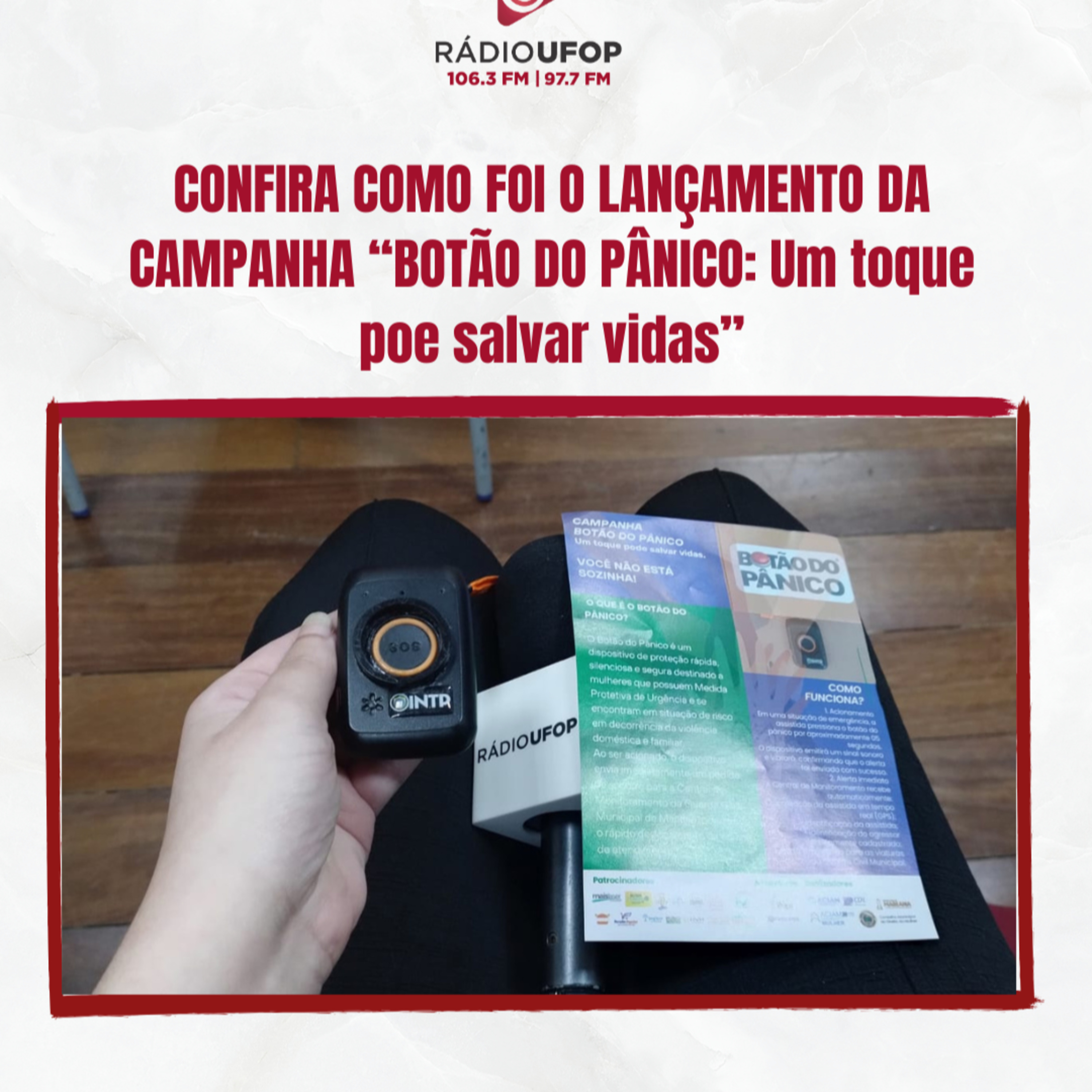 Cobertura Lançamento da campanha "Botão do Pânico: um toque pode salvar vidas" episode artwork