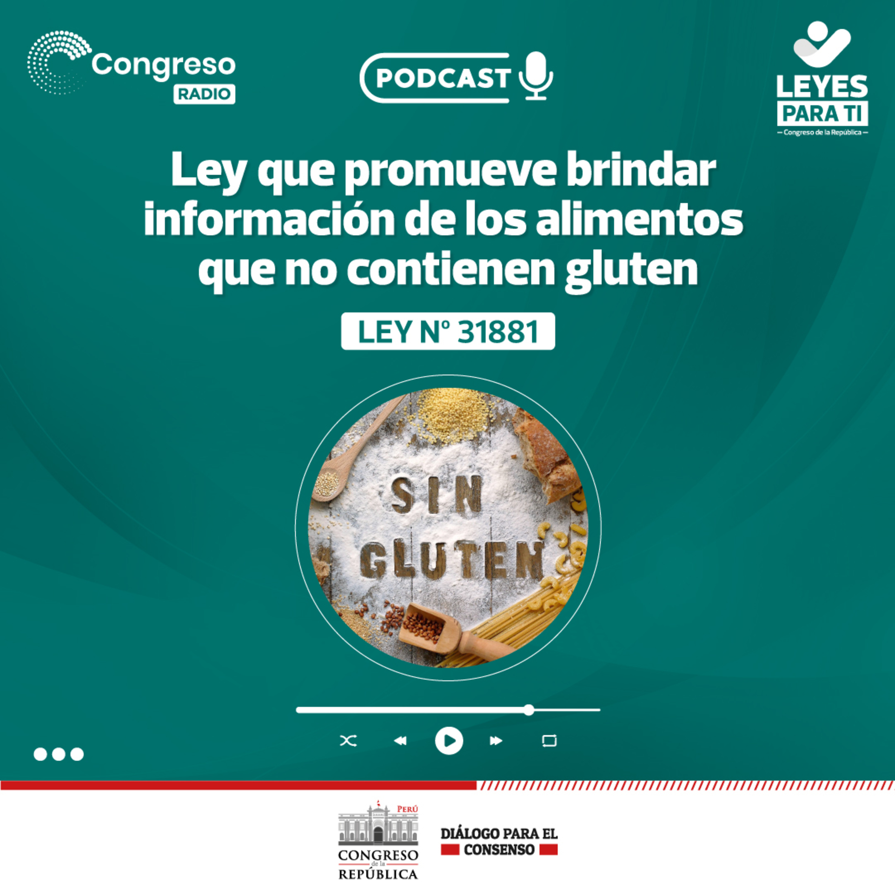 Ley 31881. Ley que promueve brindar información de los alimentos que no contienen gluten episode artwork