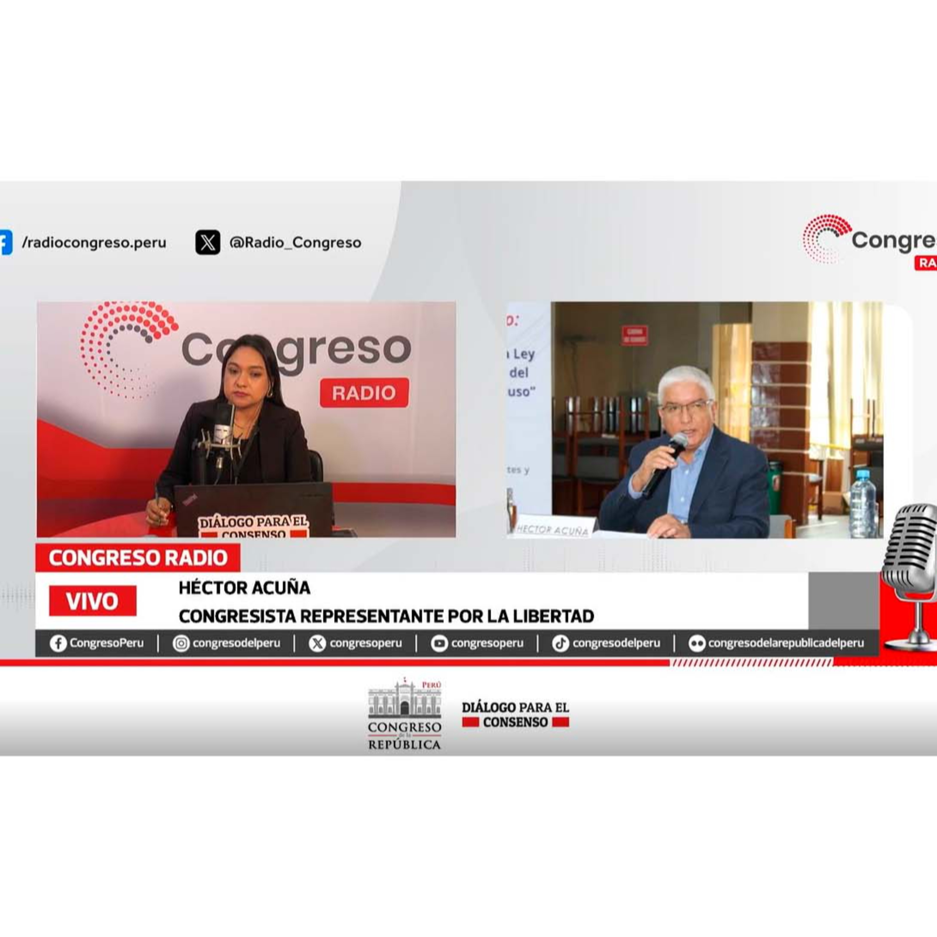 Entrevista al congresista Héctor Acuña, representante por La Libertad episode artwork