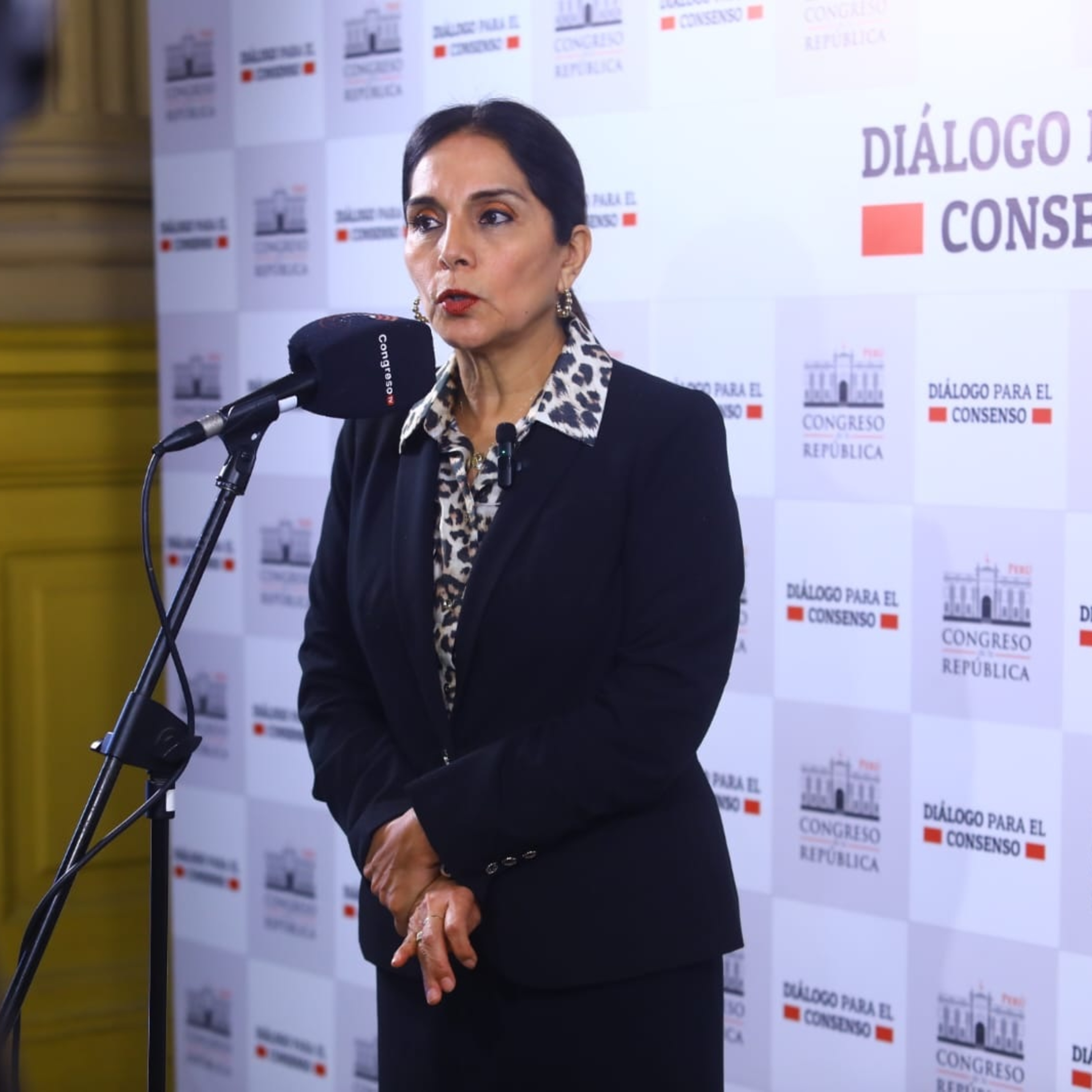 Declaraciones de la primera vicepresidenta del Congreso, Patricia Juárez Gallegos, sobre los acuerdos de la Mesa Directiva en relación con la pensión vitalicia para el expresidente Alberto Fujimori. episode artwork