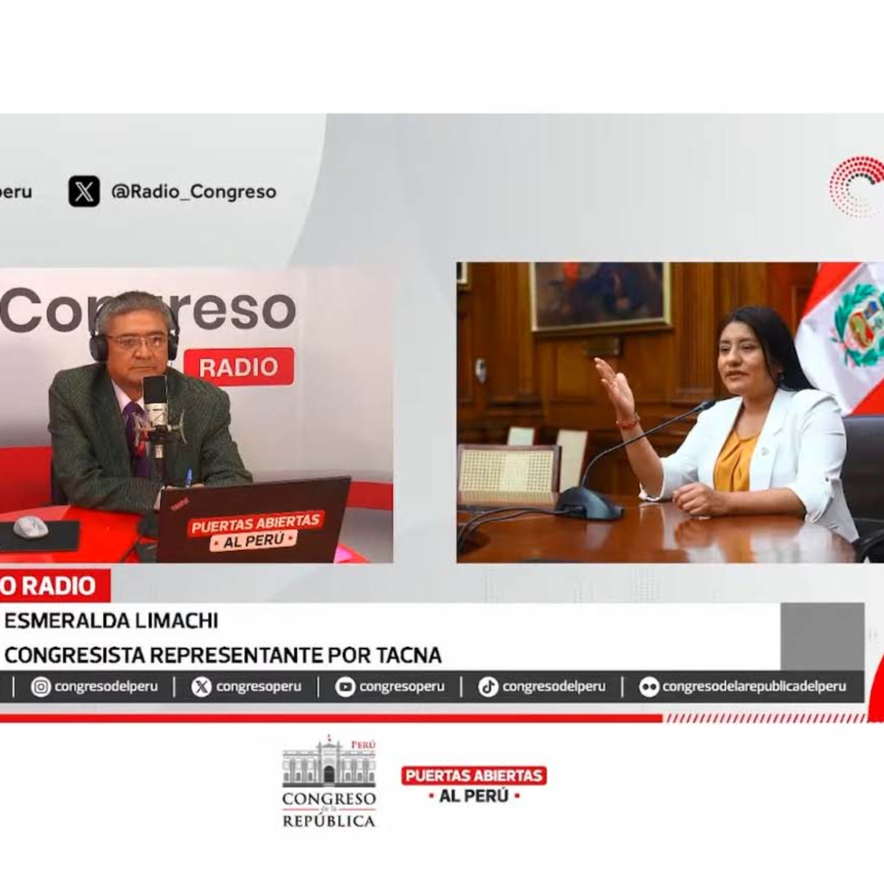 Entrevista a la congresista Esmeralda Limachi, representante por Tacna episode artwork