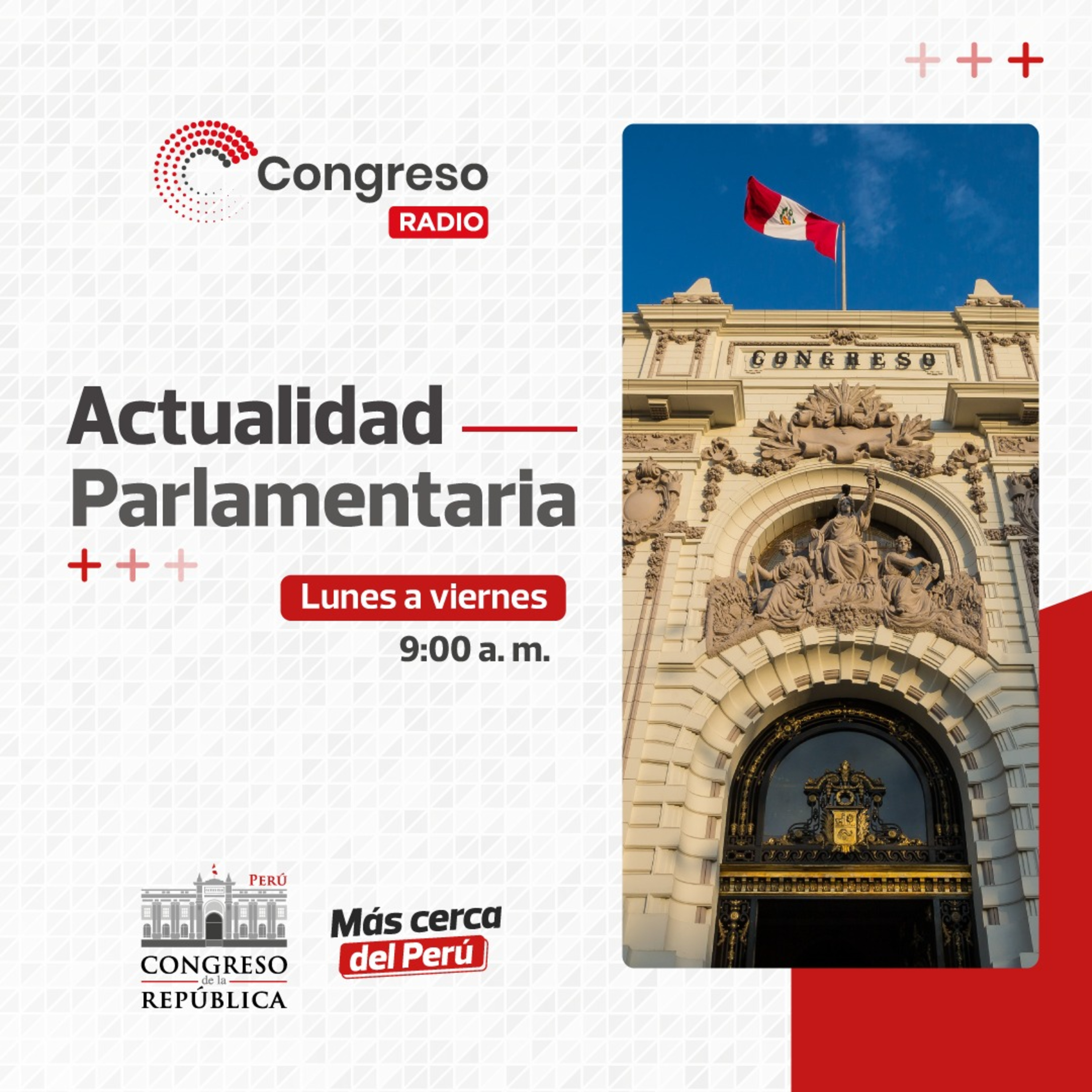Actualidad Parlamentaria | La presidenta de la Comisión de Defensa Nacional, Karol Paredes episode artwork