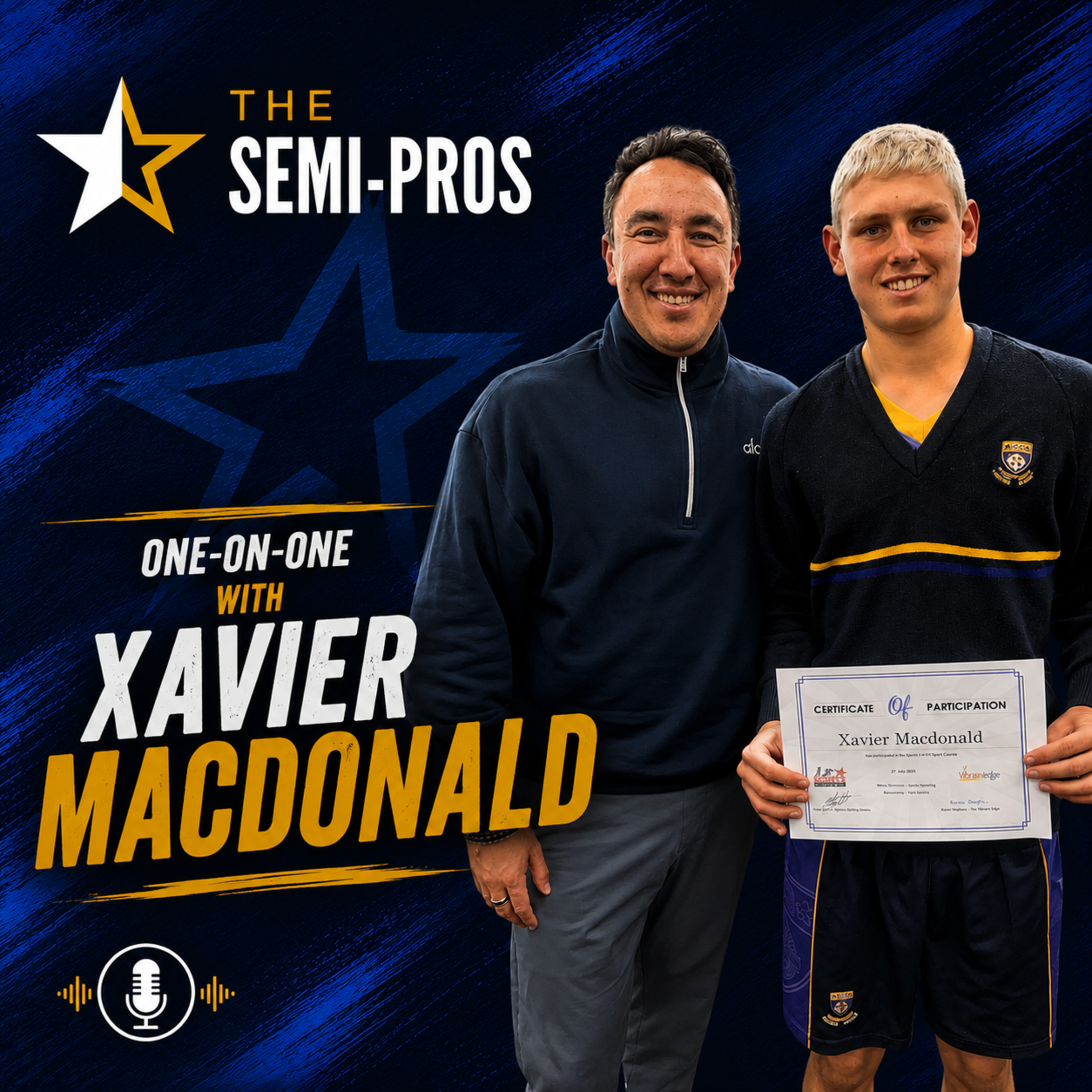 1on1 Xavier Macdonald episode artwork