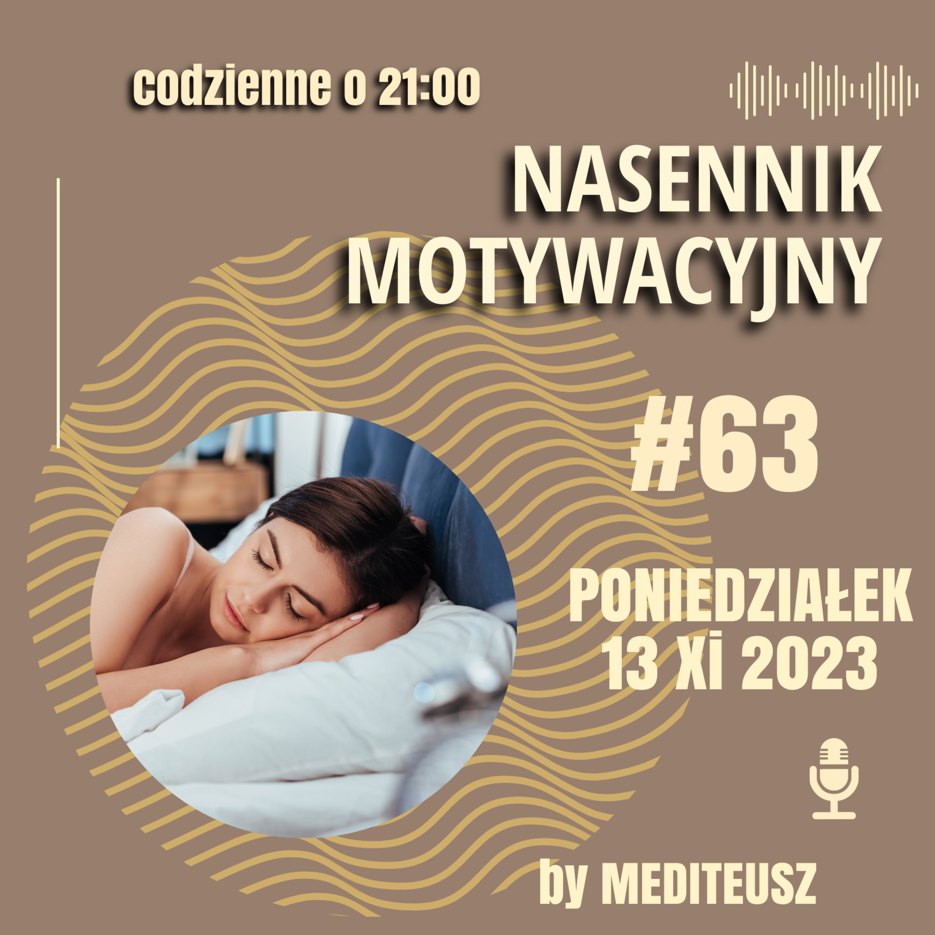 NASENNIK MOTYWACYJNY #63 PONIEDZIAŁEK 13 XI 2023 - WIZUALIZUJ !!!! episode artwork