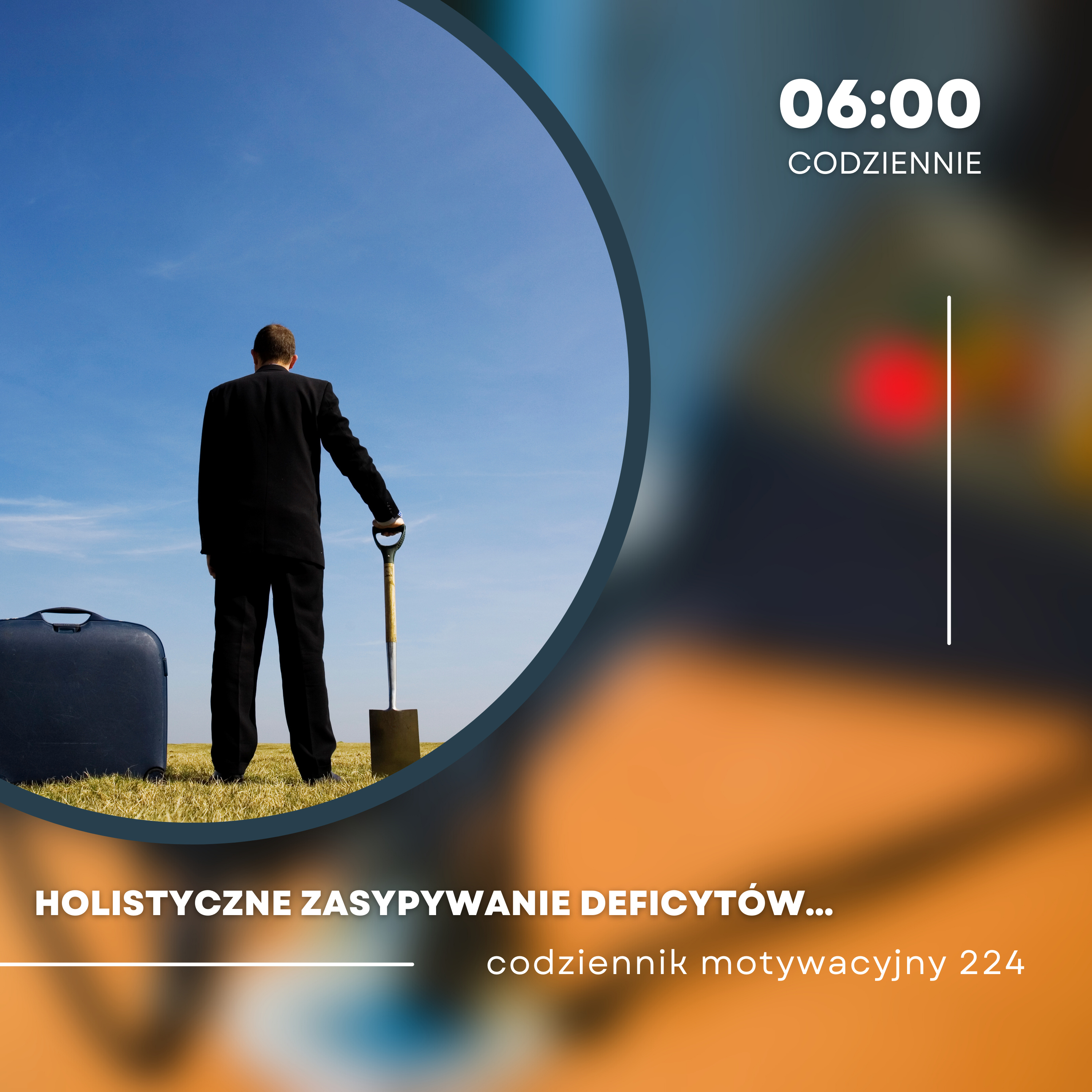 CODZIENNIK MOTYWACYJNY #224 ŚRODA 3 I 2024 - HOLISTYCZNE ZASYPYWANIE DEFICYTÓW.... episode artwork