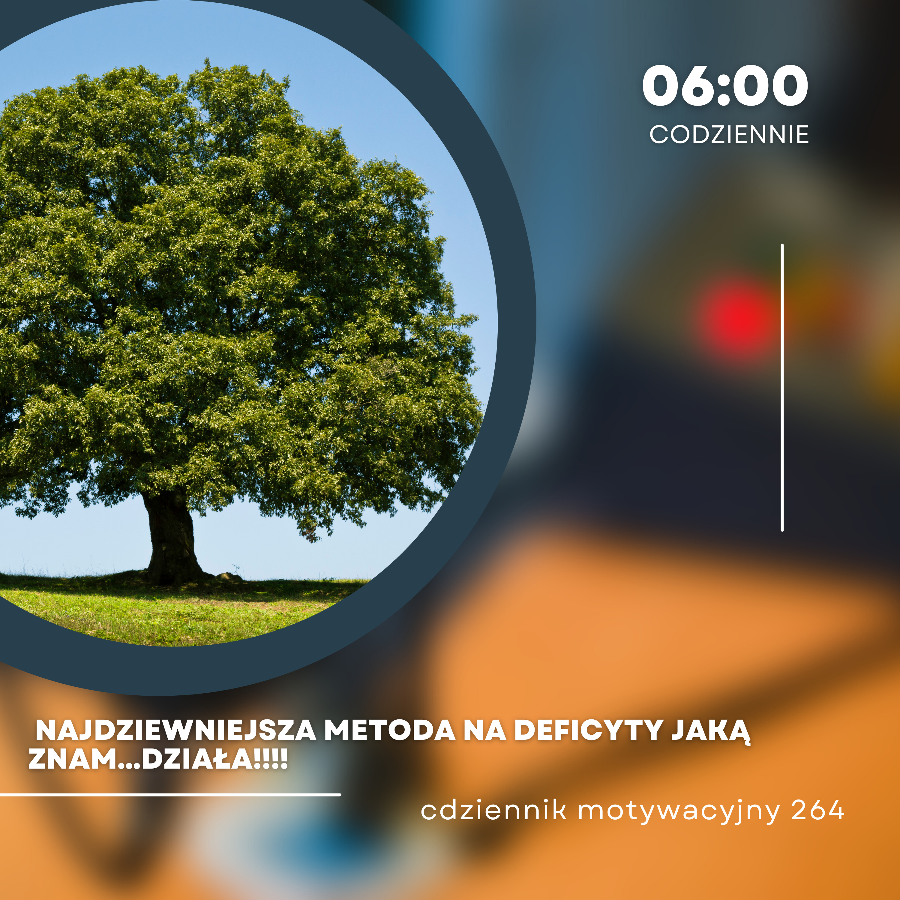 CODZIENNIK MOTYWACYJNY #264 4 III 2024 - NAJDZIEWNIEJSZA METODA NA DEFICYTY JAKĄ ZNAM...DZIAŁA!!!! episode artwork