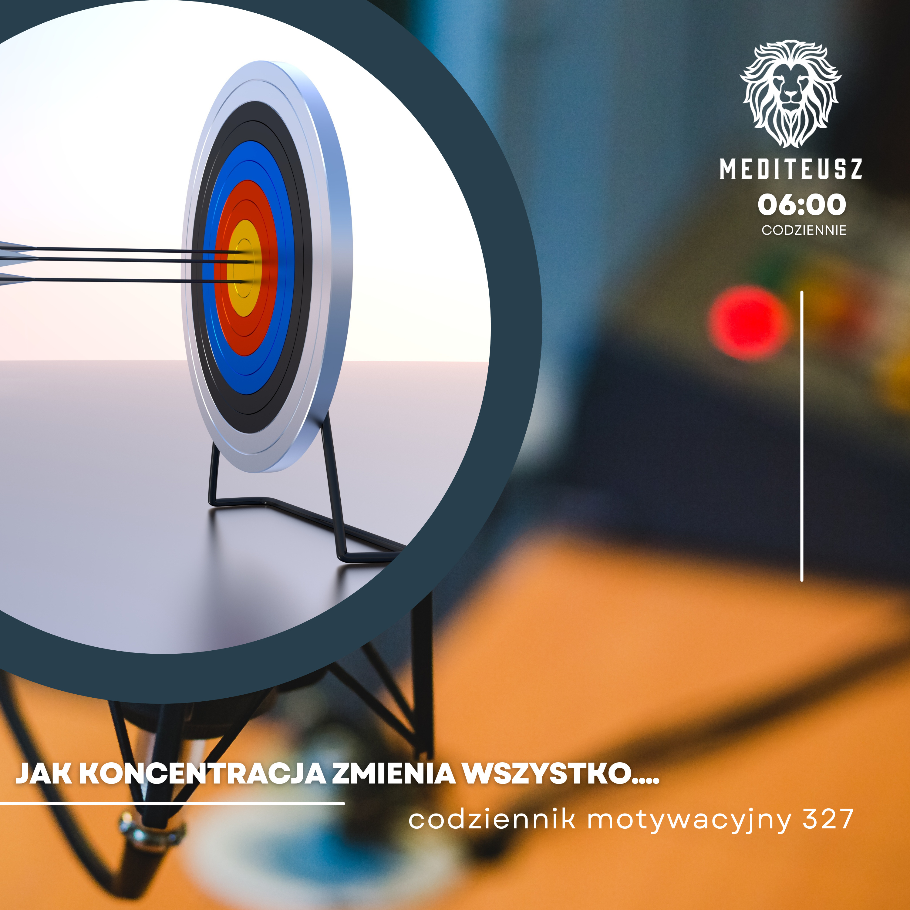 CODZIENNIK MOTYWACYJNY #327 14 VI 2024 JAK KONCENTRACJA ZMIENIA WSZYSTKO.... episode artwork