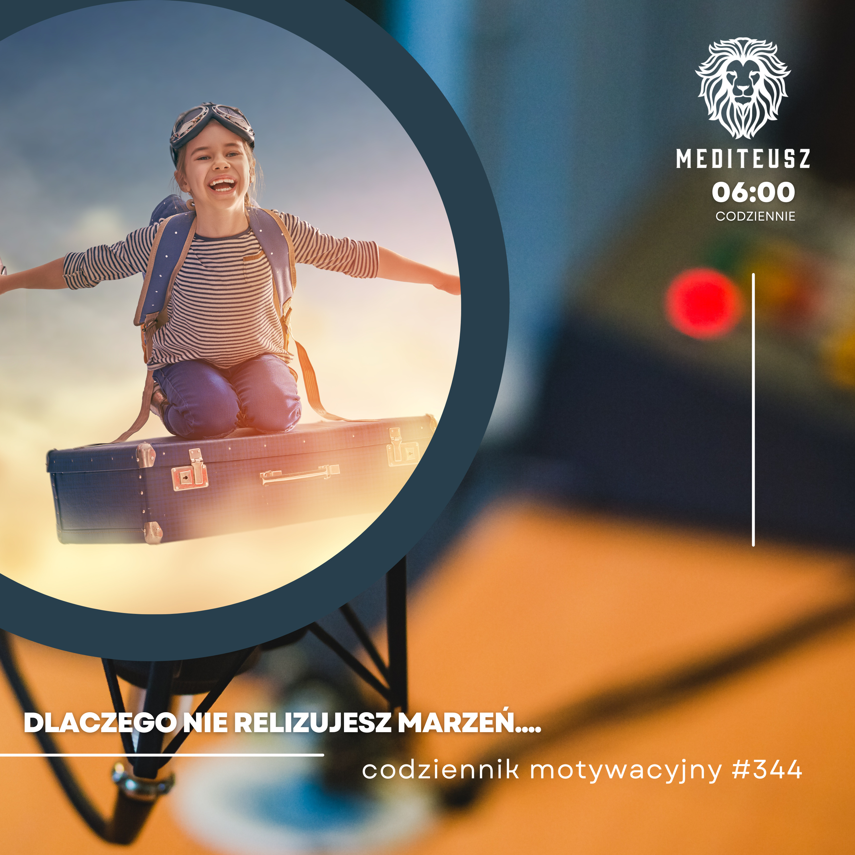 CODZIENNIK MOTYWACYJNY #344 19 VII 2024 DLACZEGO NIE REALIZUJESZ SWOICH MARZEŃ.... episode artwork