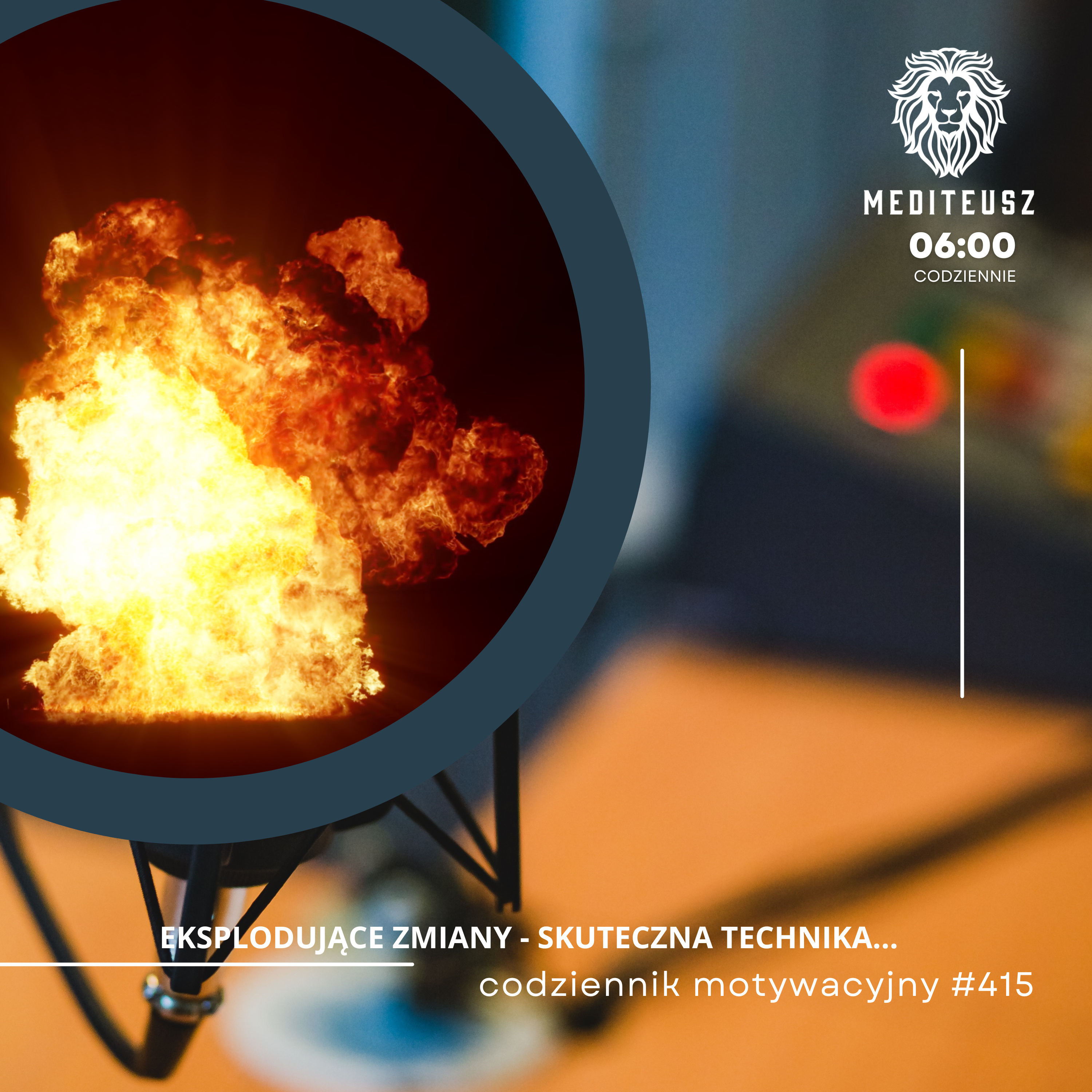 CODZIENNIK MOTYWACYJNY #415 13 XI 2024 - EKSPLODUJĄCE ZMIANY - SKUTECZNA TECHNIKA... episode artwork