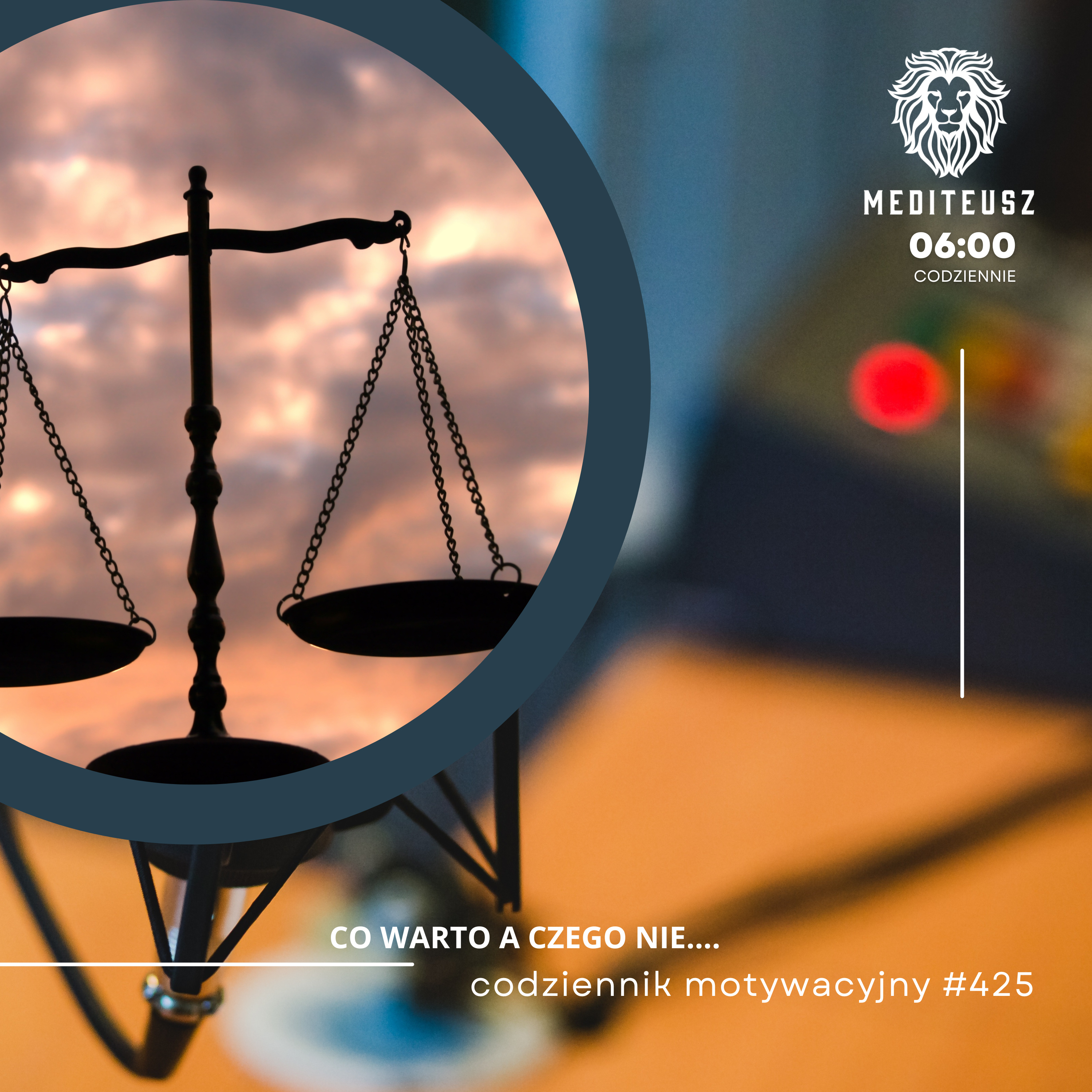 CODZIENNIK MOTYWACYJNY #425 28 XI 2024 - CO WARTO A CZEGO NIE.... episode artwork